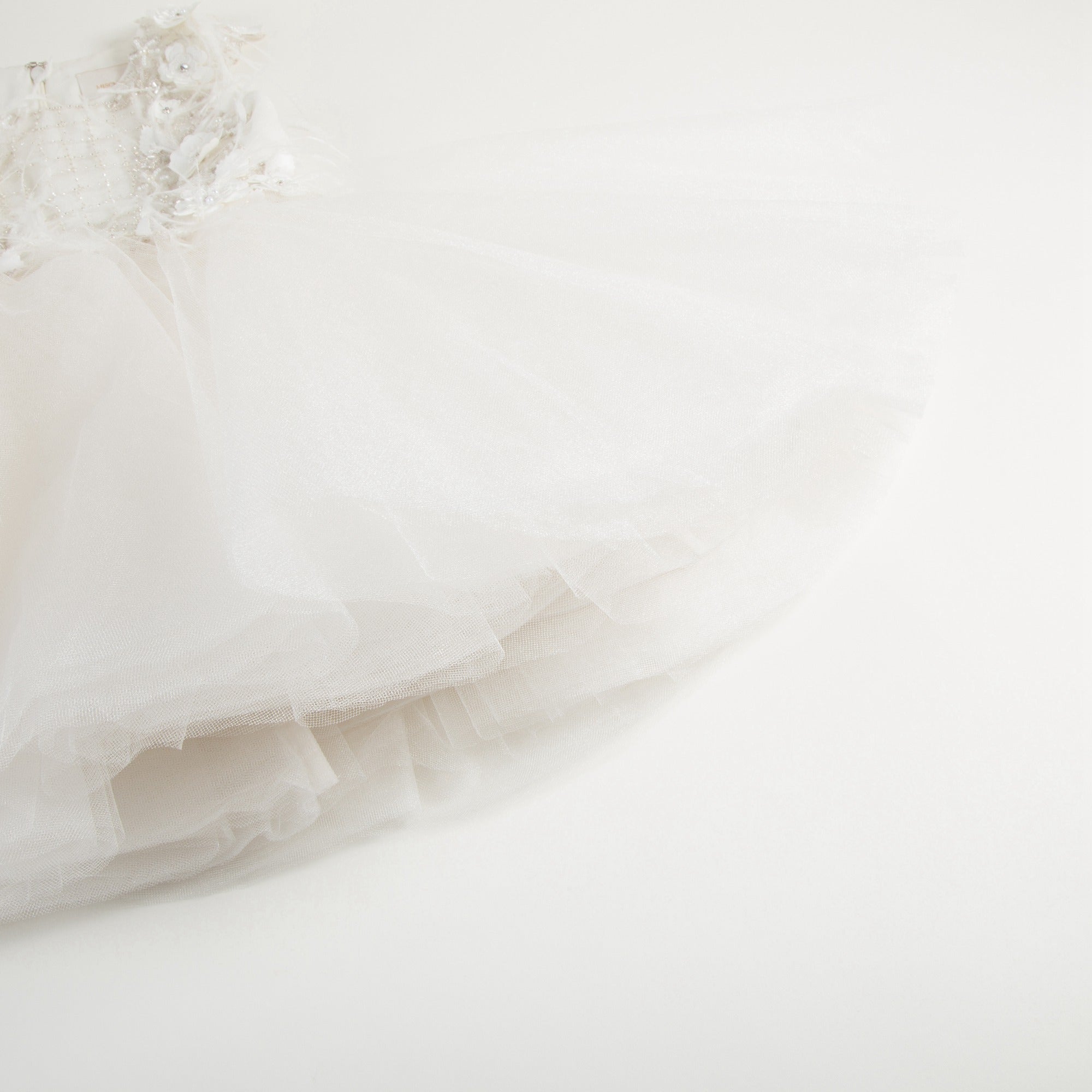 Girls  White  "The Royal Beauty"  Dress