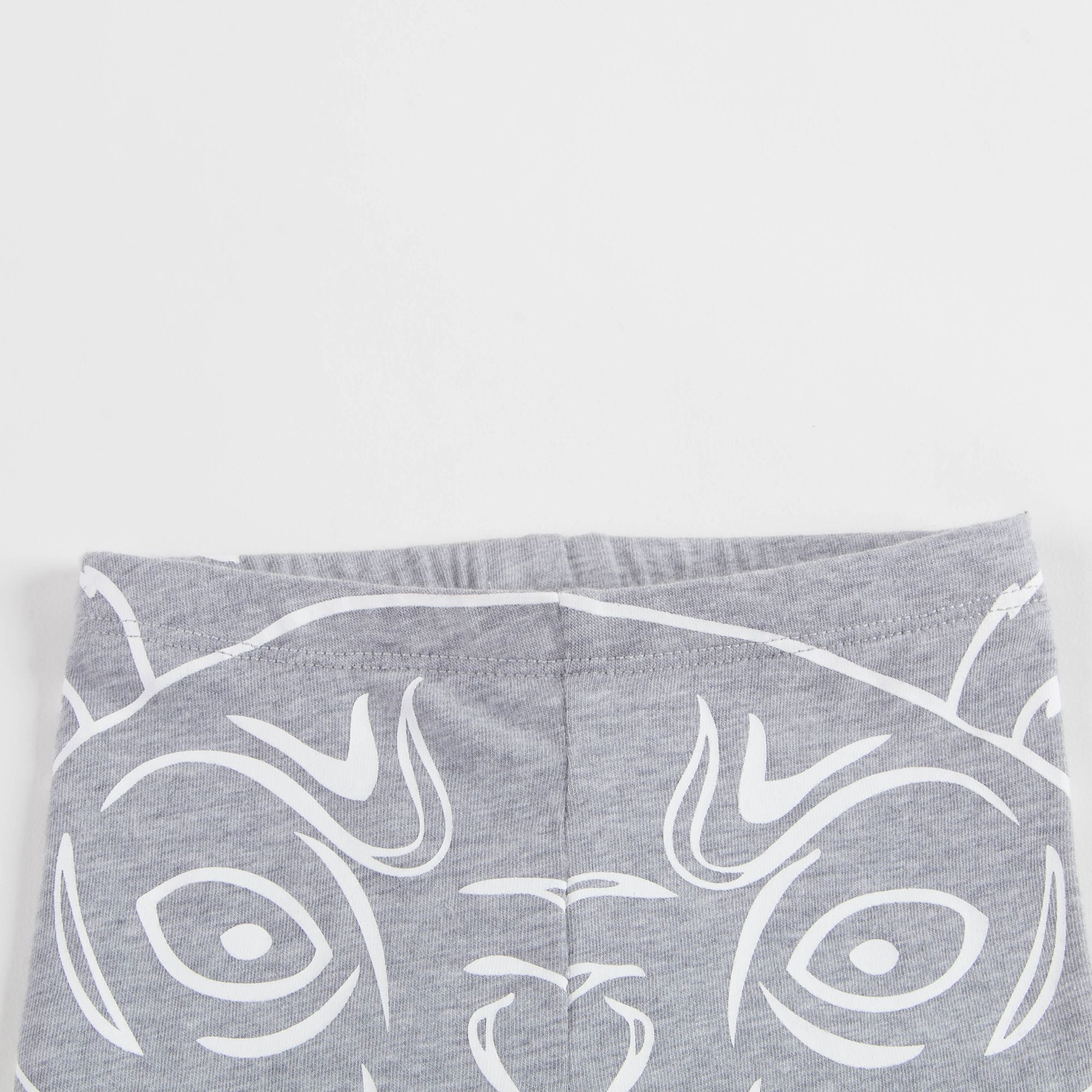 Baby Girls Marl Grey Cotton Leggings