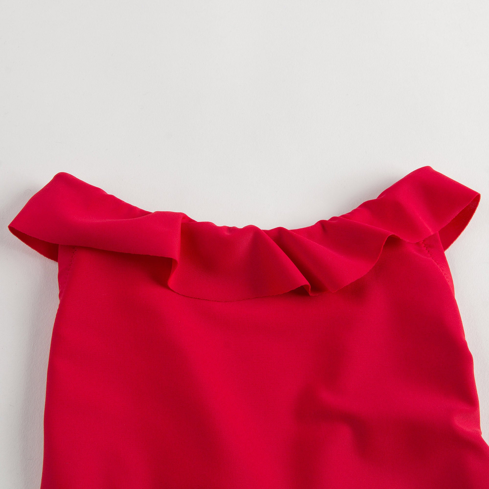 Girls Poppy Red  Swimwear