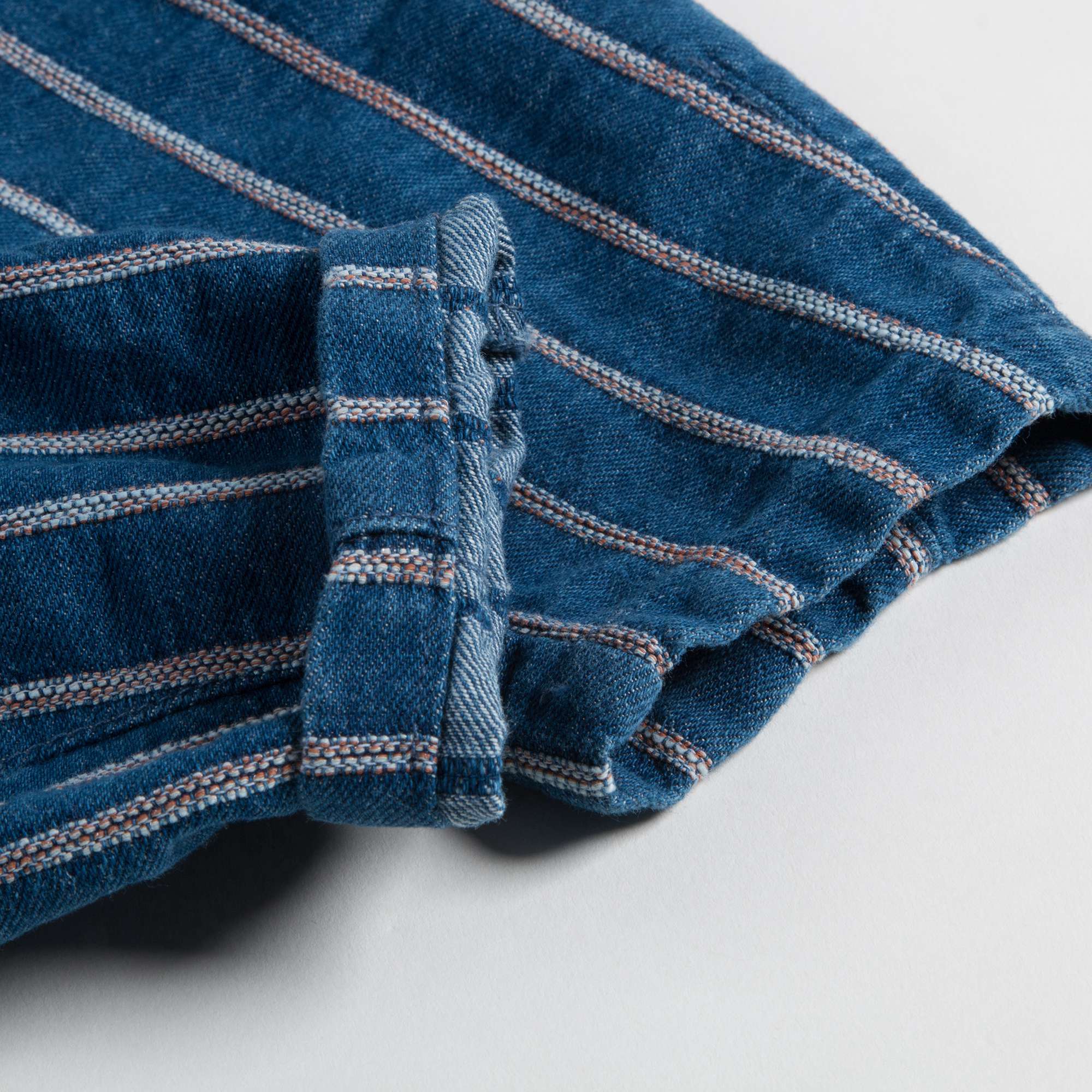 Girls Blue China Cotton Trousers