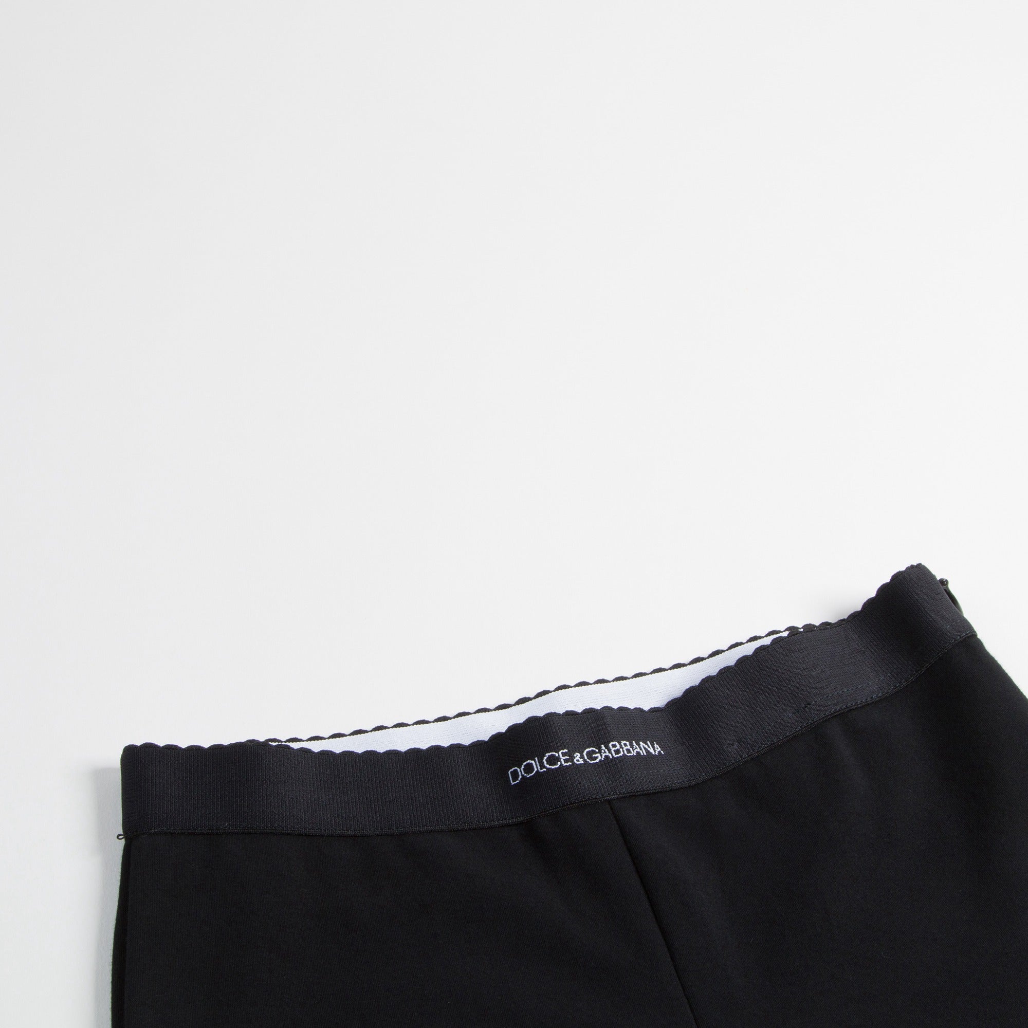 Girls Black Cotton Trousers