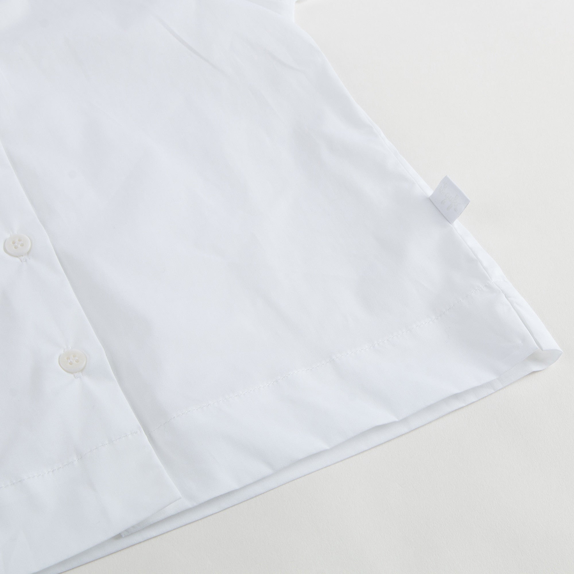 Girls White Cotton Blouse - CÉMAROSE | Children's Fashion Store - 6