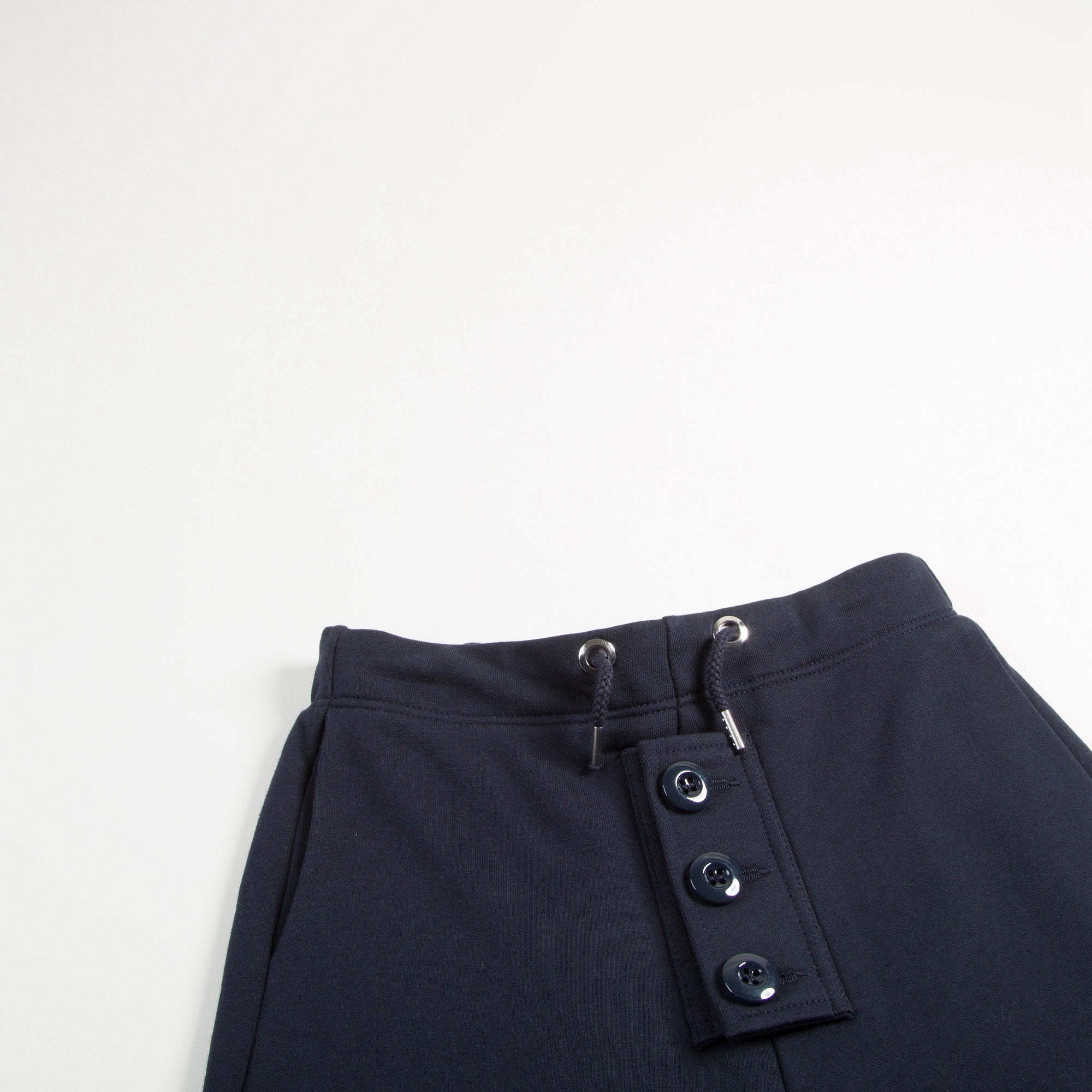 Girls Navy Blue Cotton Trousers