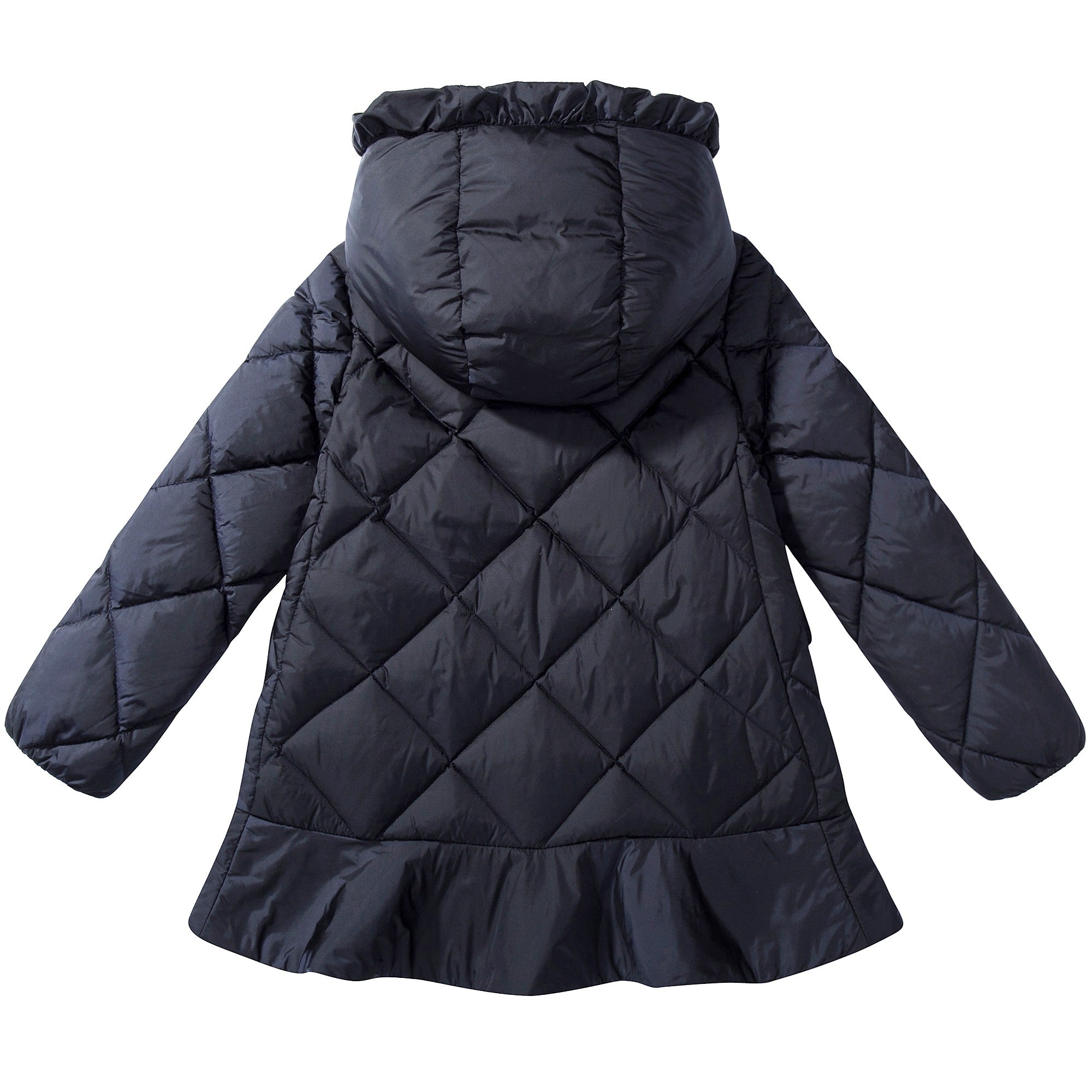 Girls  Navy  Blue  "Vauloge Giubbotto"  Coat