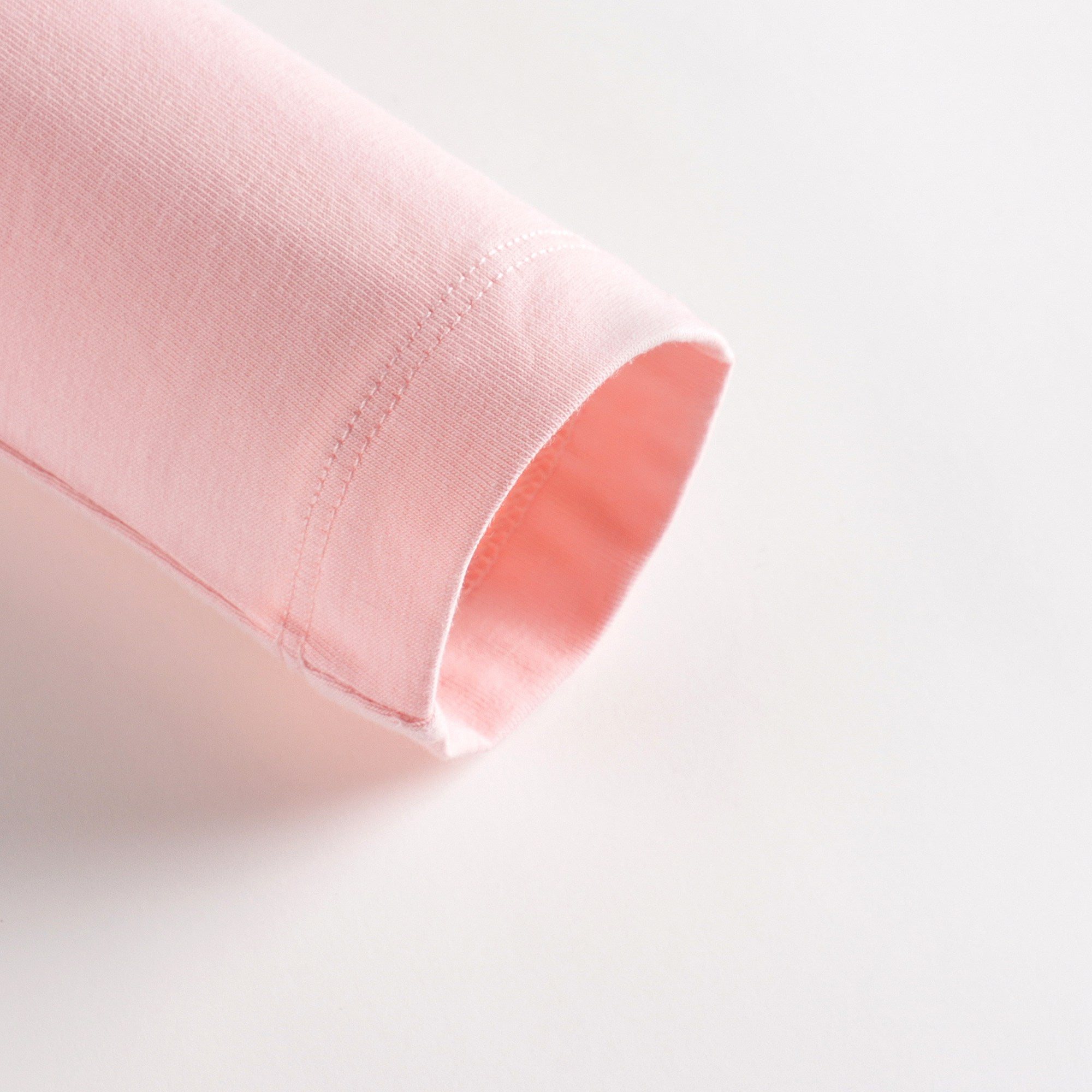Girls Pink Printed Cotton T-Shirt