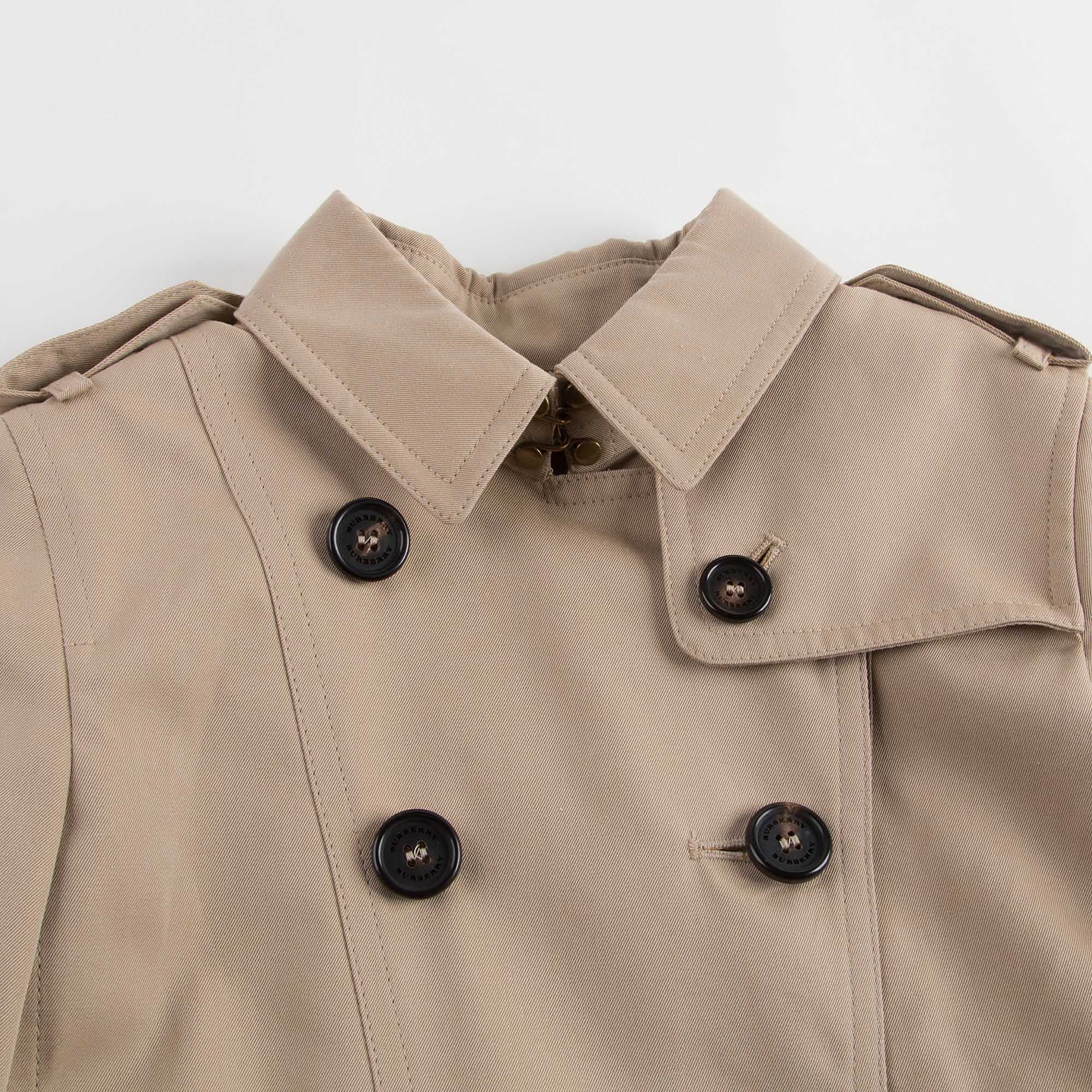 Girls Beige Trench Coat - CÉMAROSE | Children's Fashion Store - 4