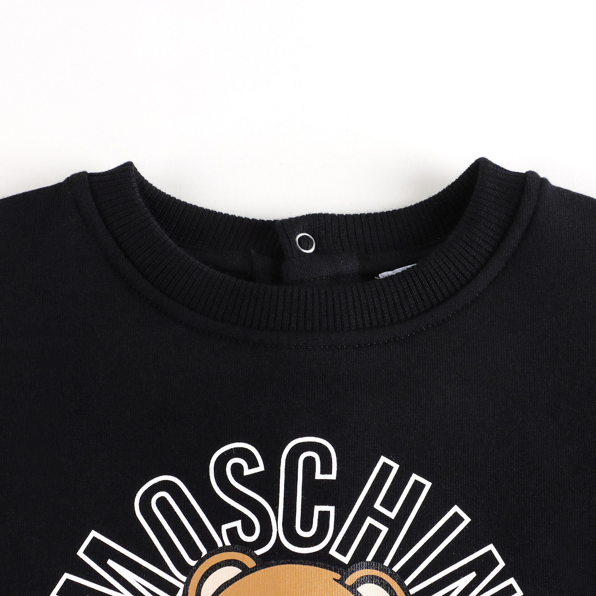 Baby Girls Black Printed Dress