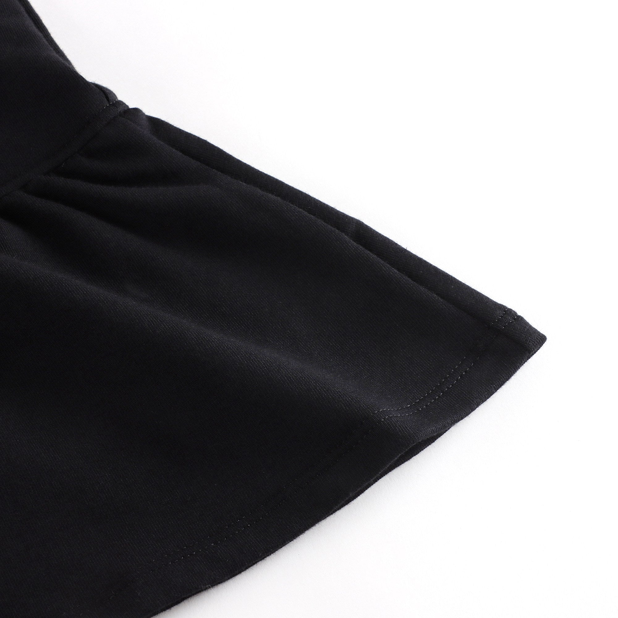 Baby Girls Black Printed Dress