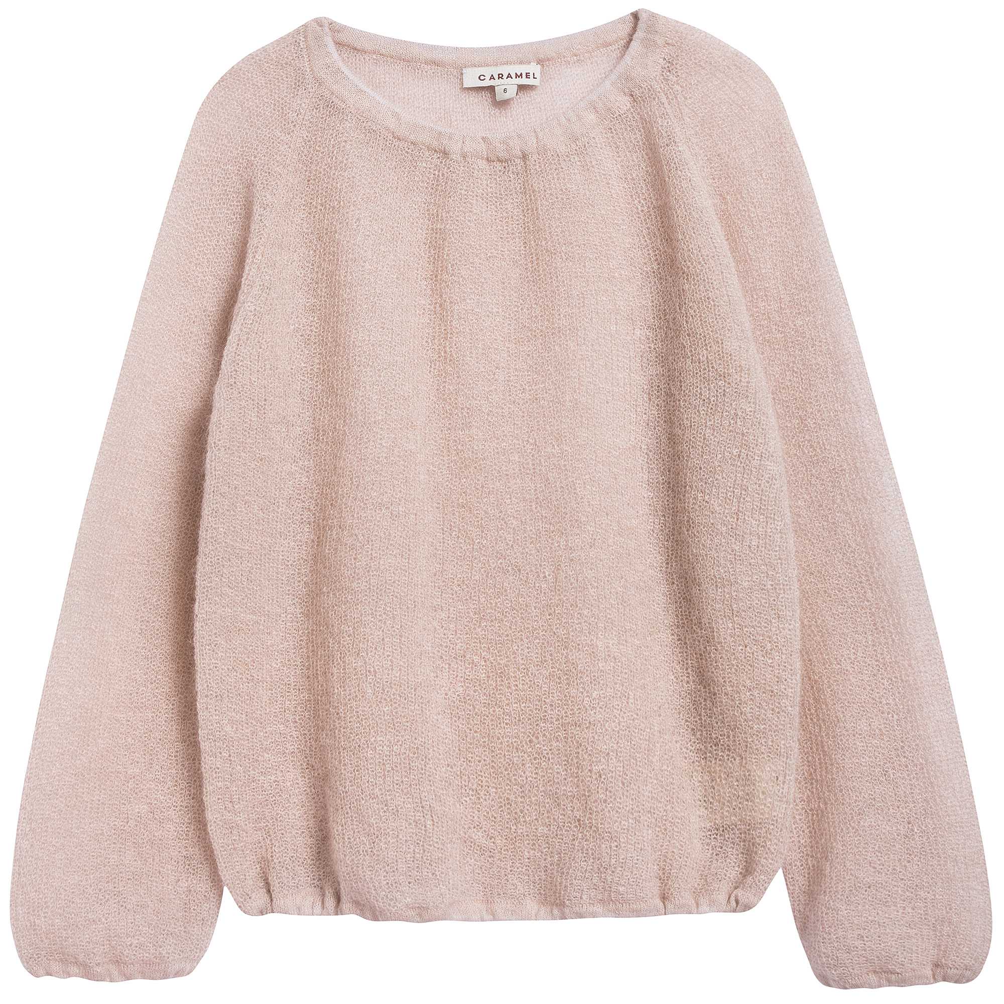 Girls Sand Knitwear Jumper
