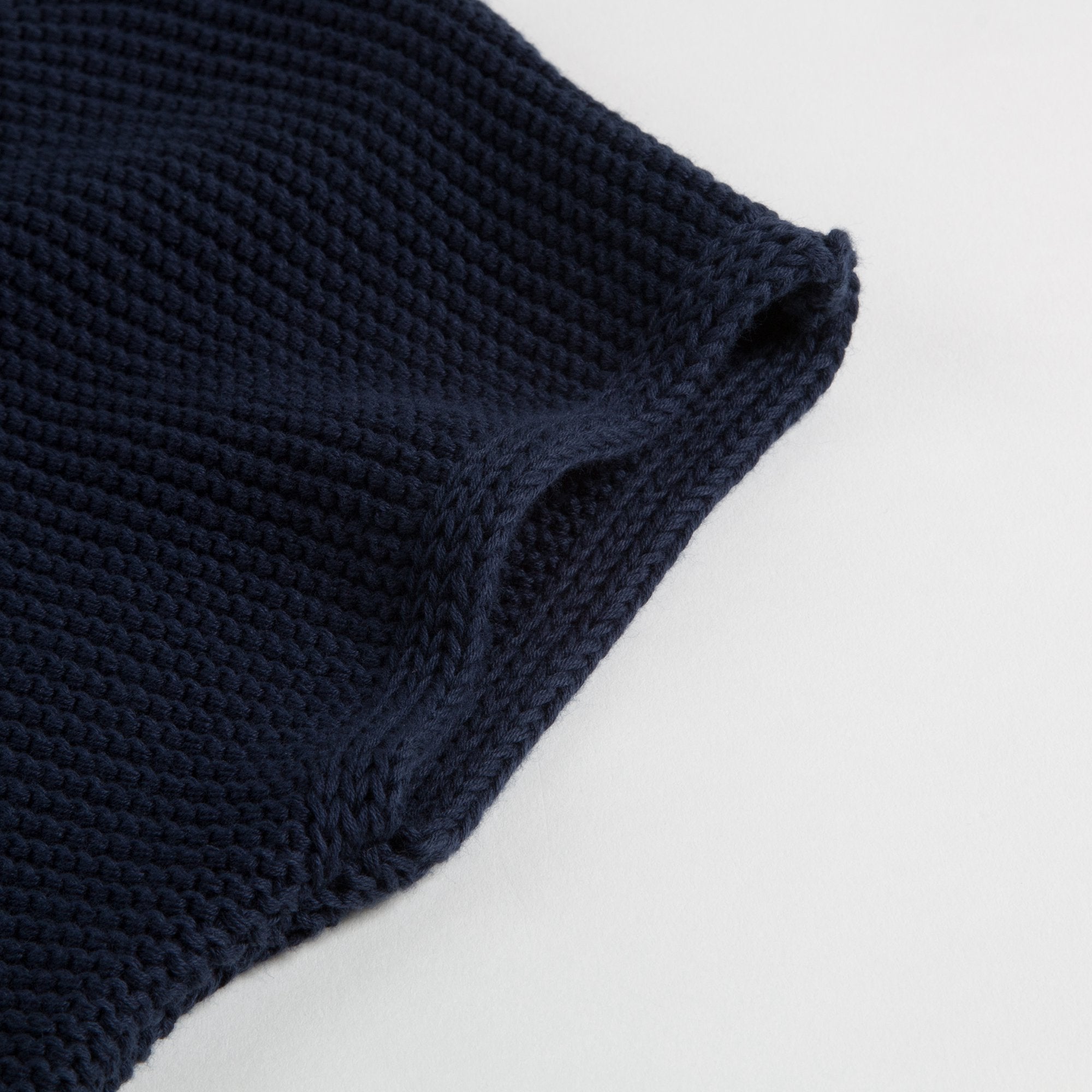 Girls Dark Blue Cotton Sweater