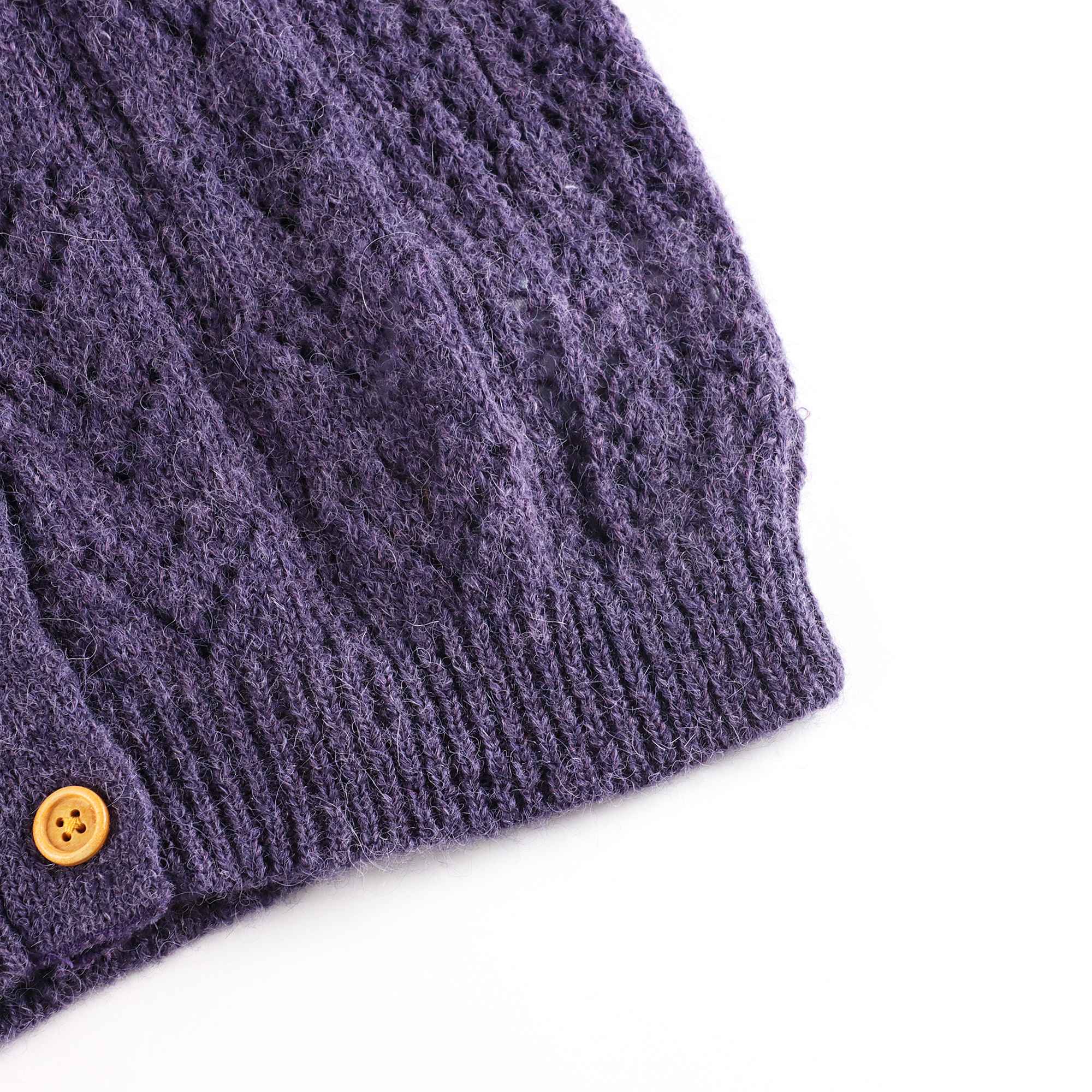 Girls Purple Cardigan