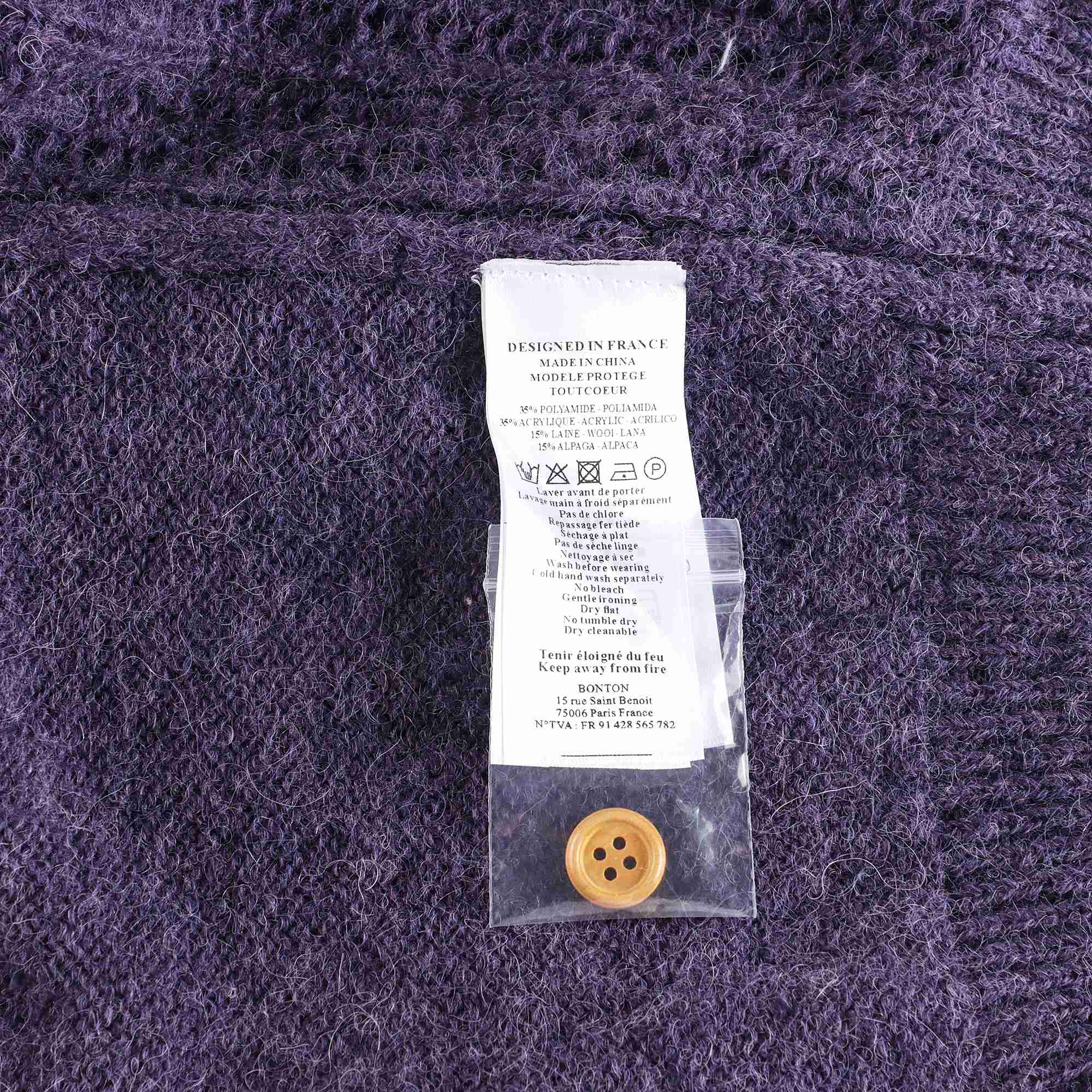 Girls Purple Cardigan