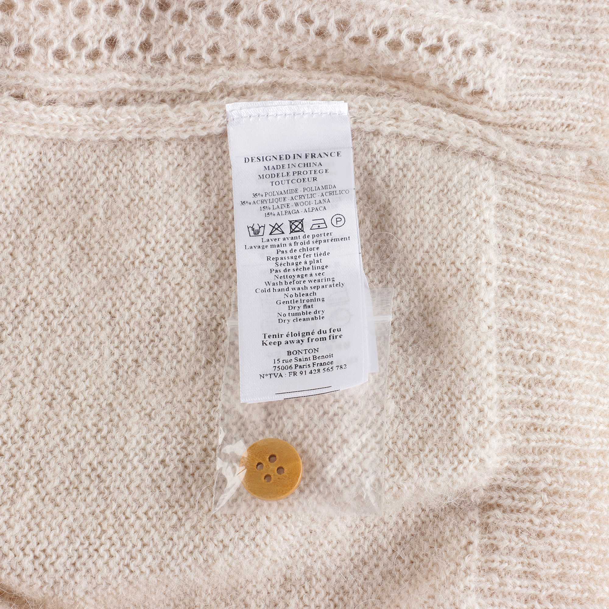 Girls White Cardigan