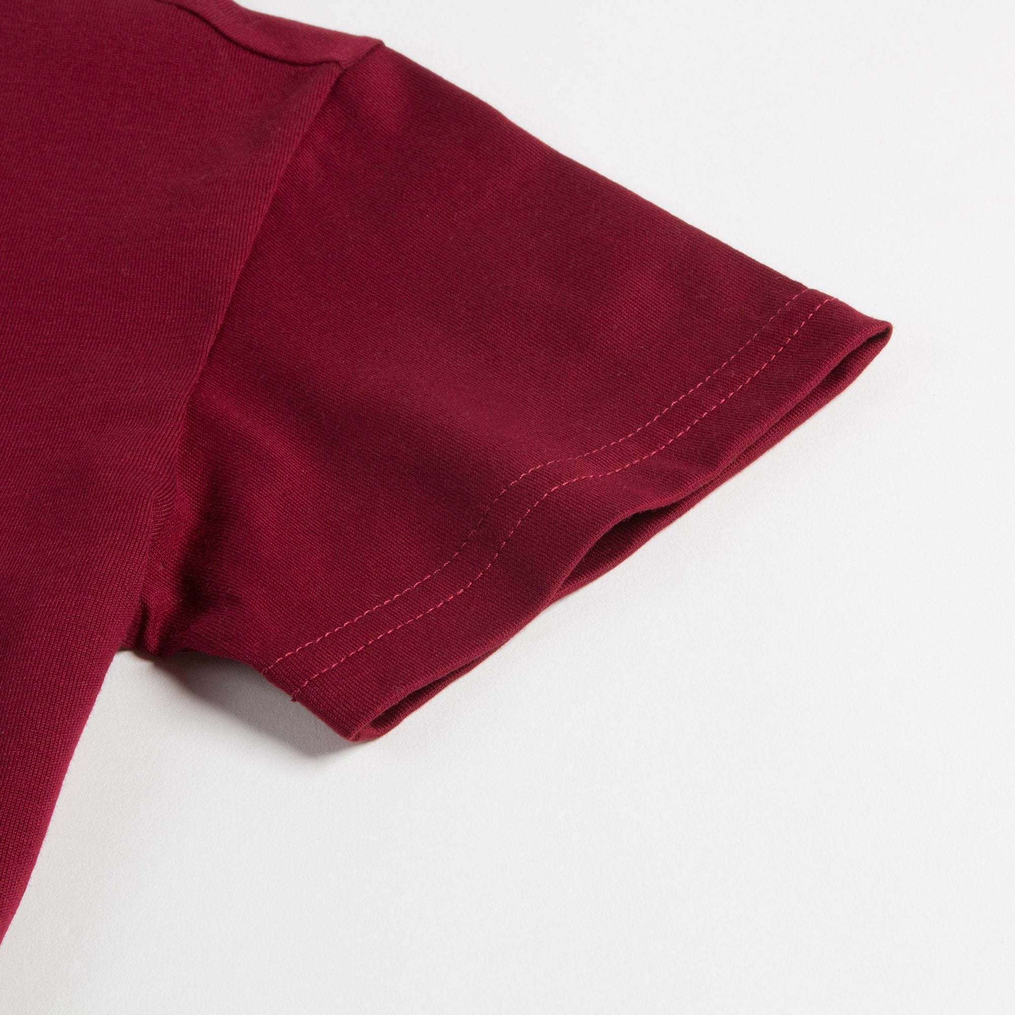 Girls & Boys Dark Red Tiger Cotton T-shirt
