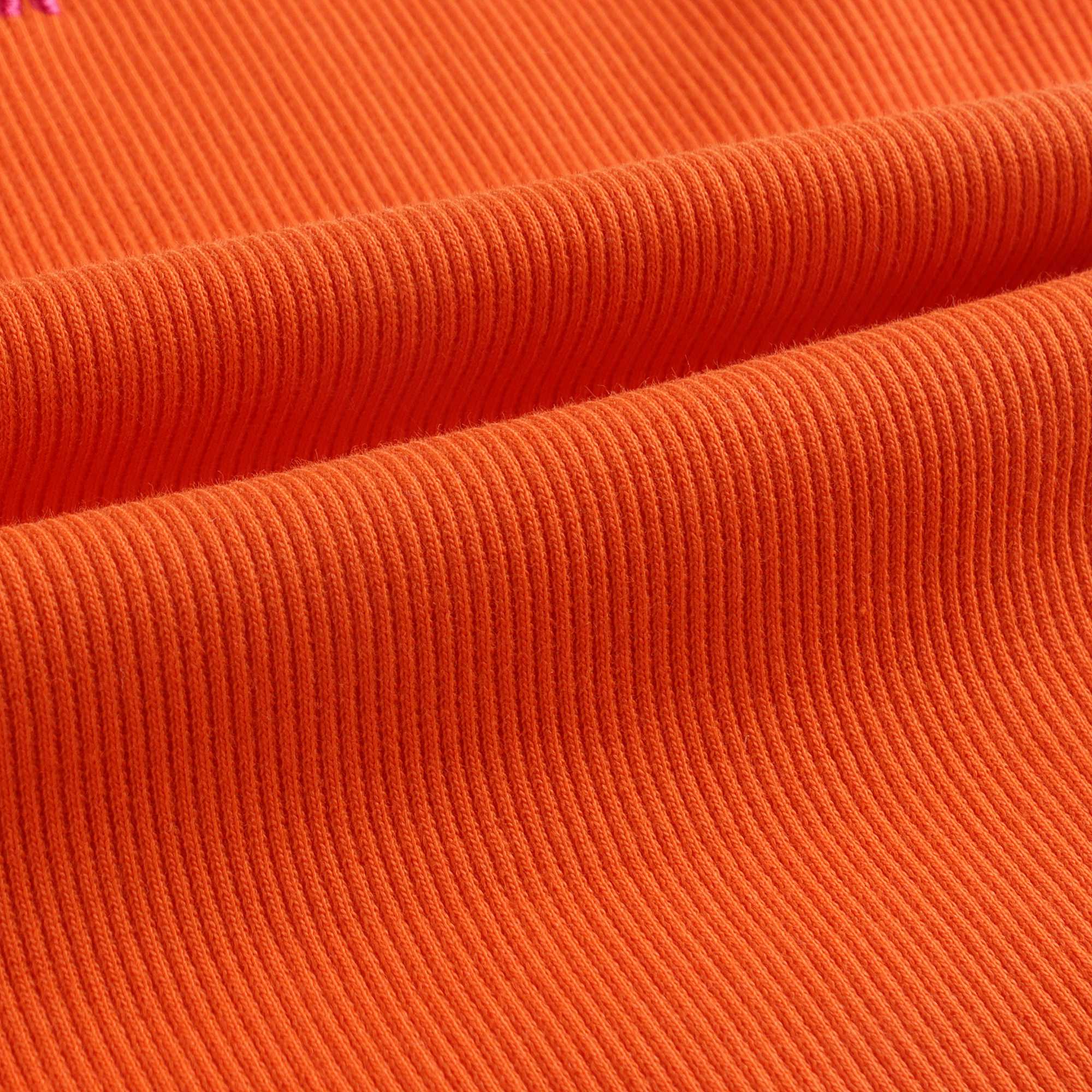 Girls Orange Logo Cotton Tank Top
