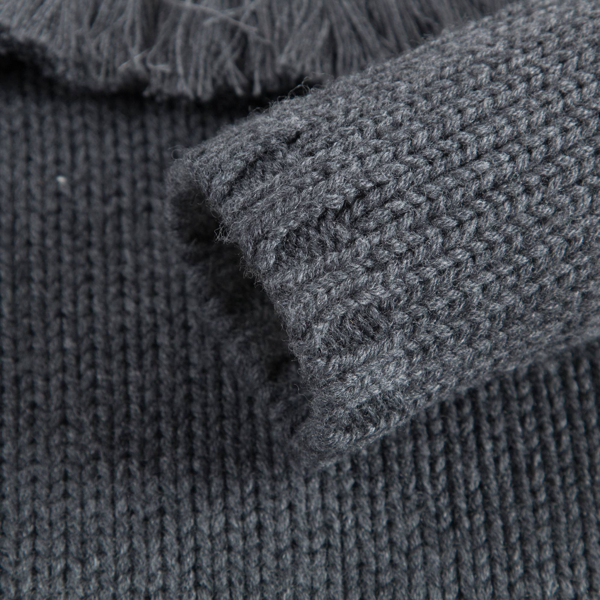 Girls Dark Grey Sweater