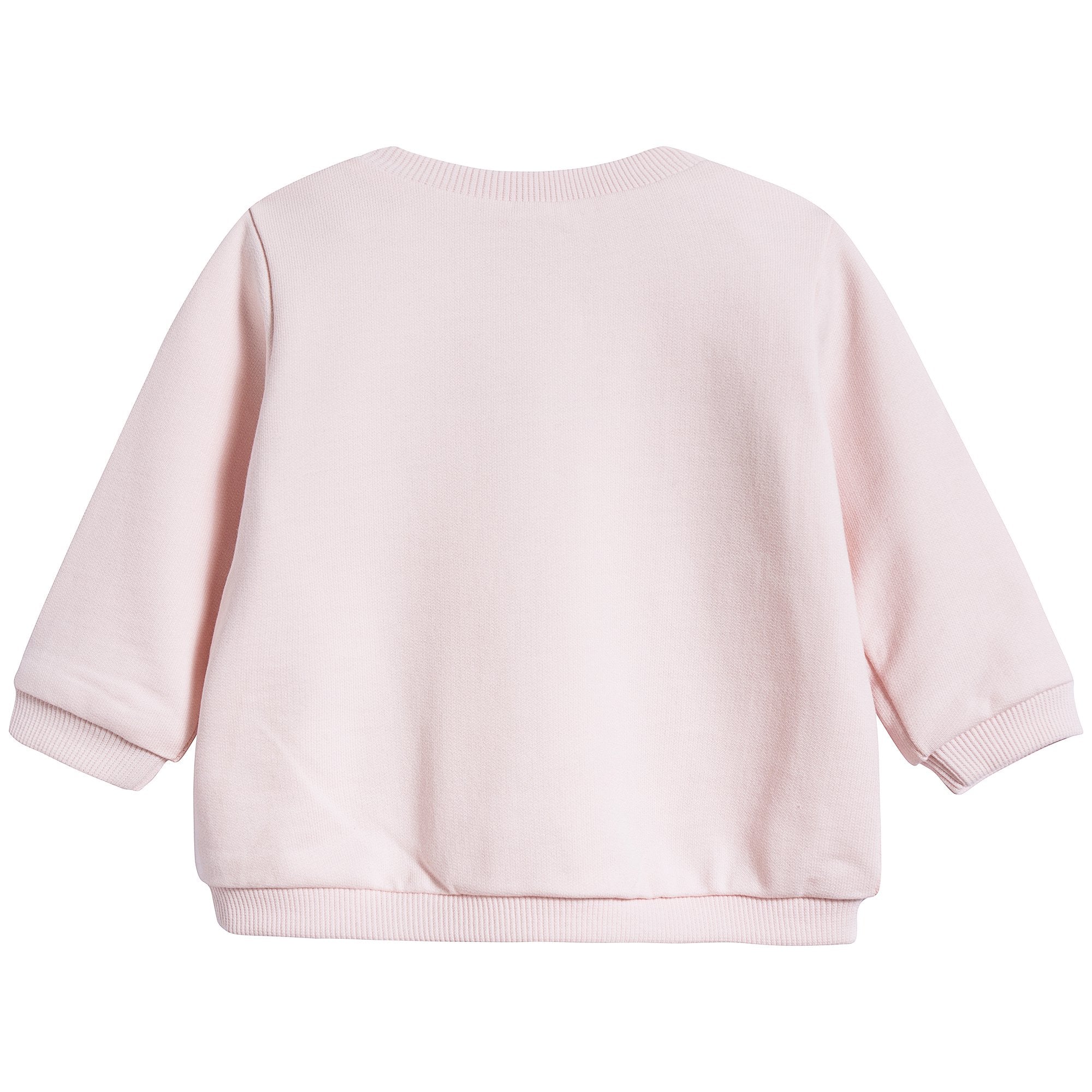 Baby Girls Light Pink Cotton Sweatshirt