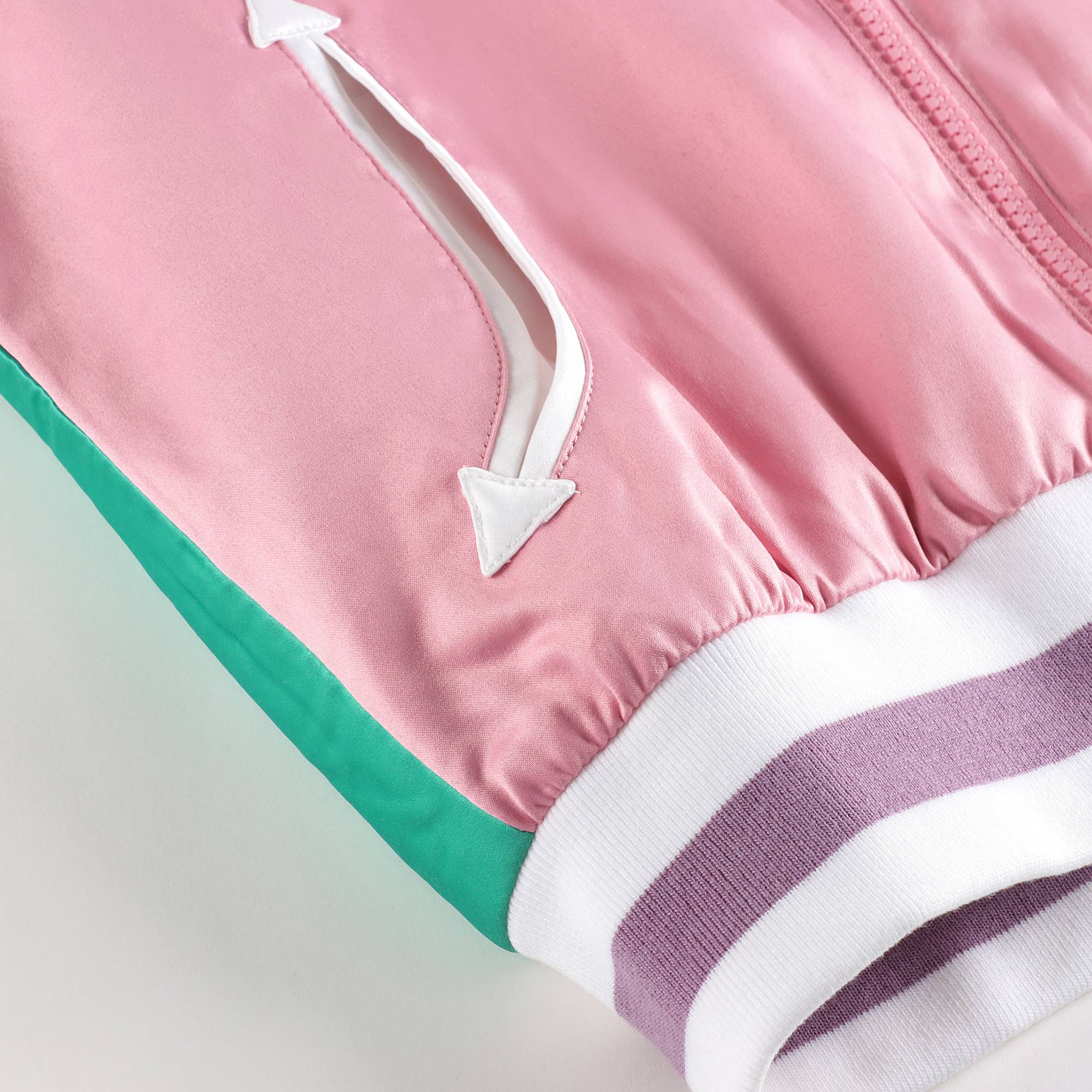 Girls Pink Zip-Up Jacket
