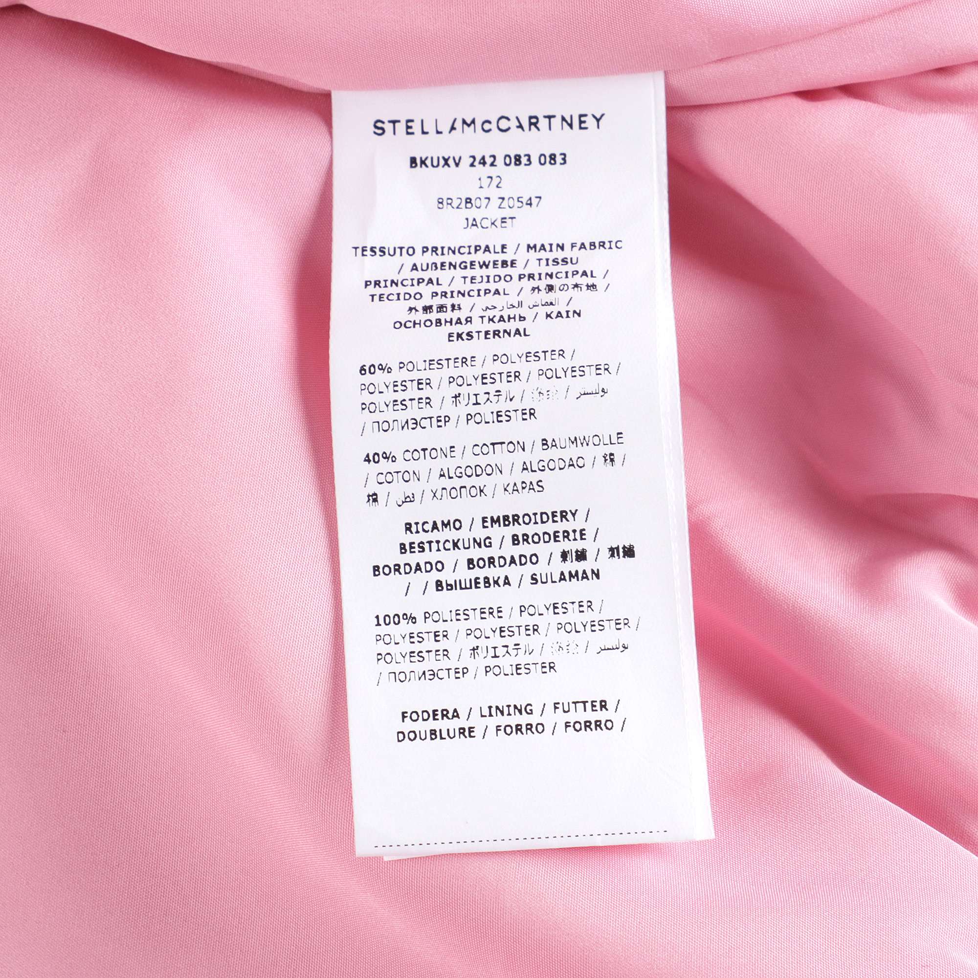 Girls Pink Zip-Up Jacket