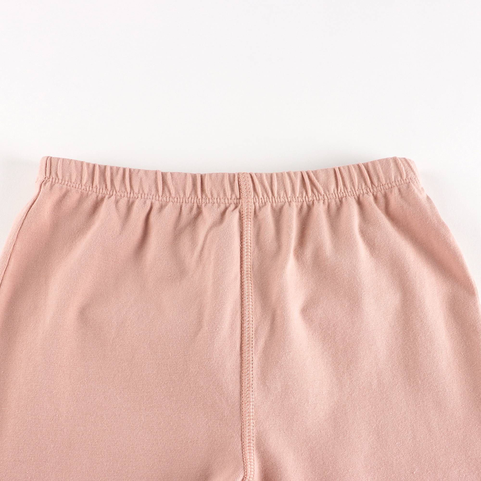 Girls Pink Cotton Leggings