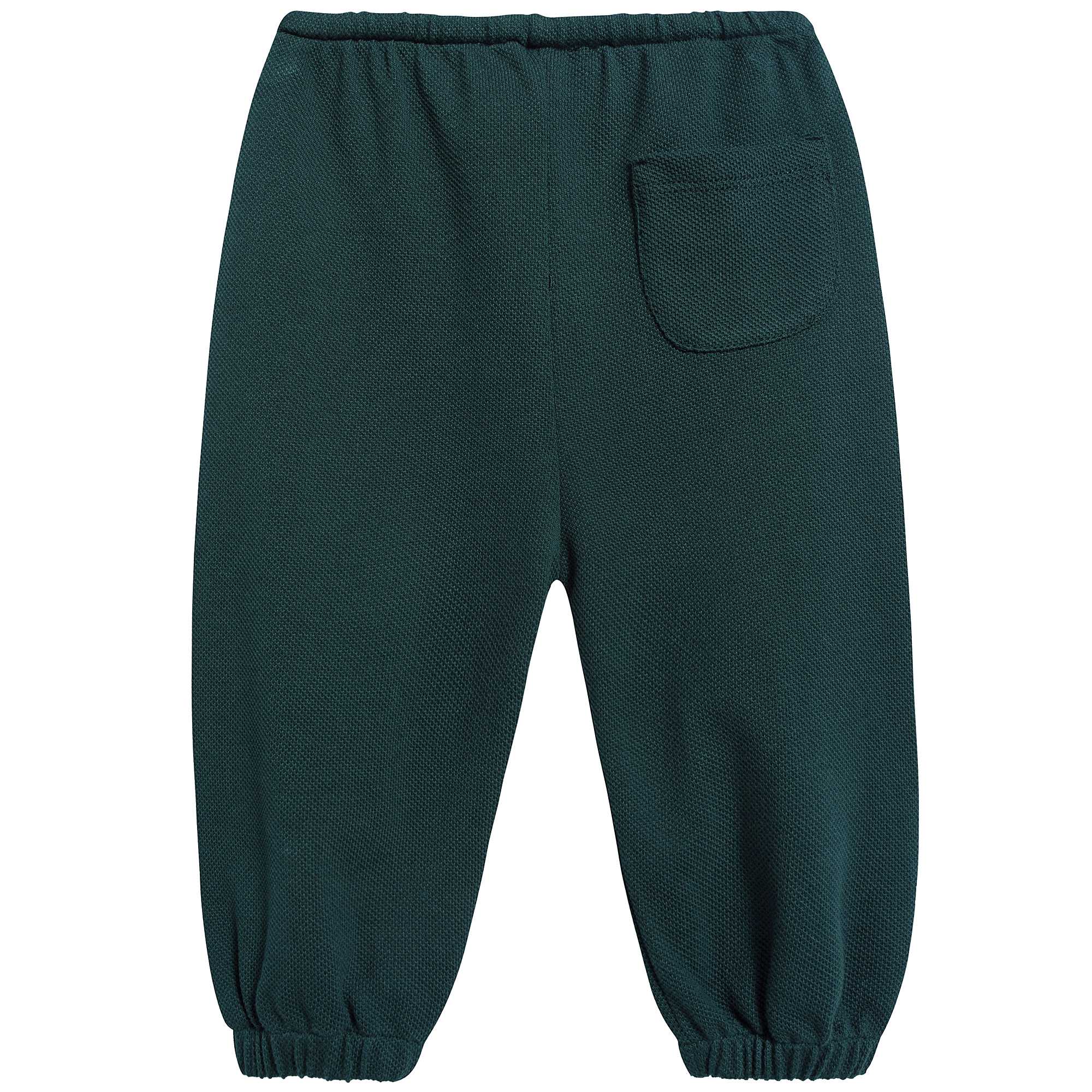 Baby Forest Green Jersey Trousers