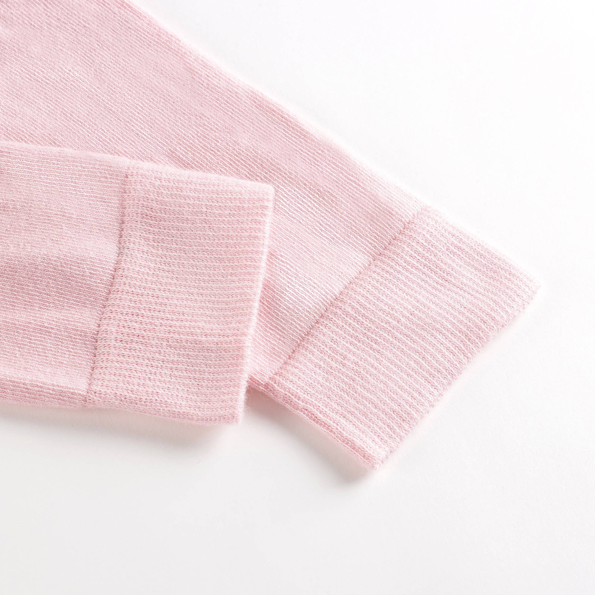 Girls Pink Cotton Tights