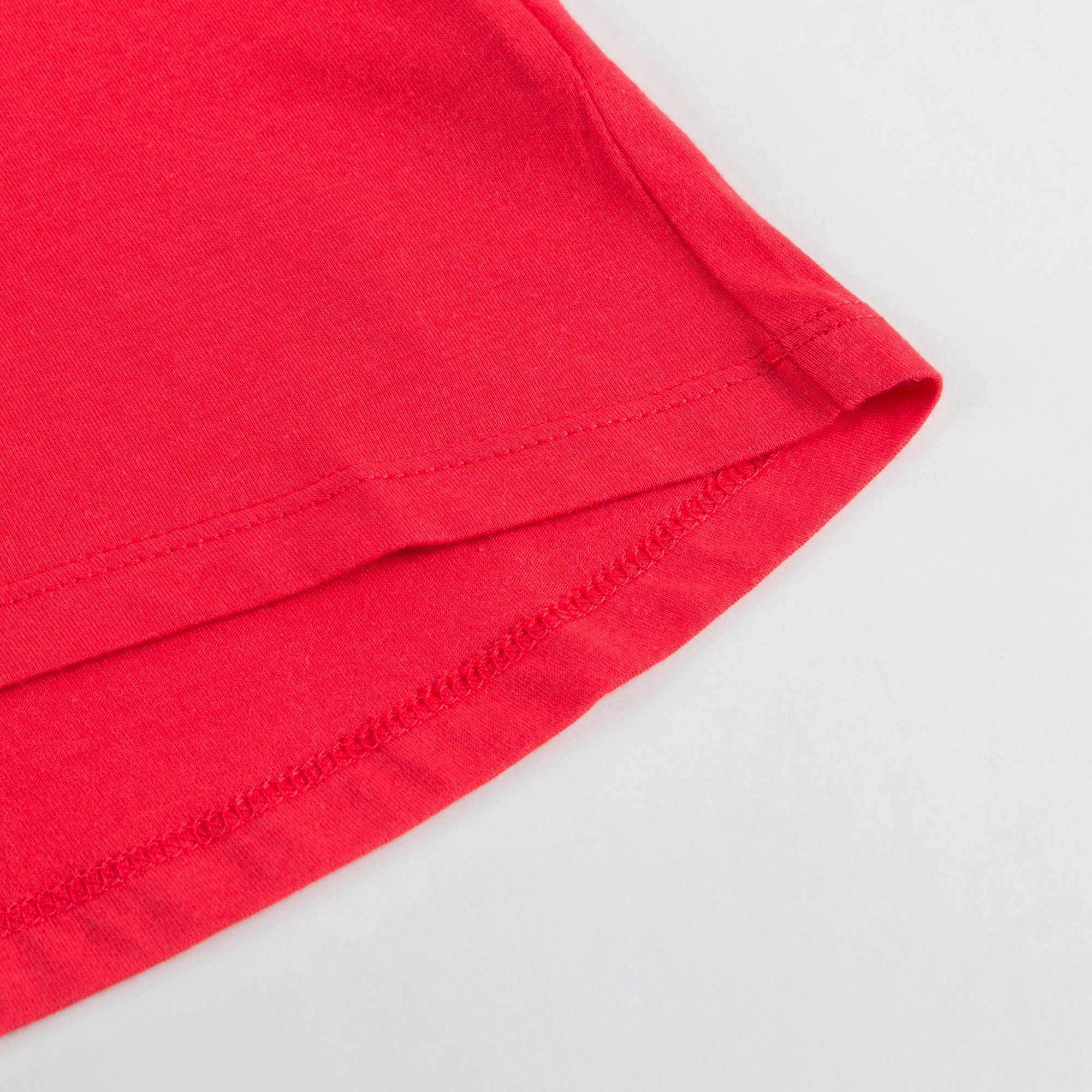 Girls Red 'Miss Marc' T-shirt