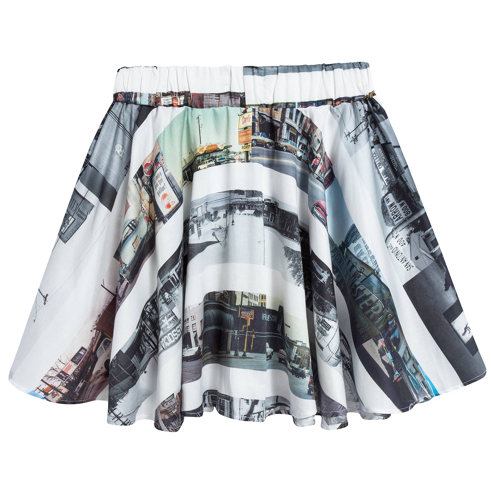 Girls On The Road Cotton Skirt
