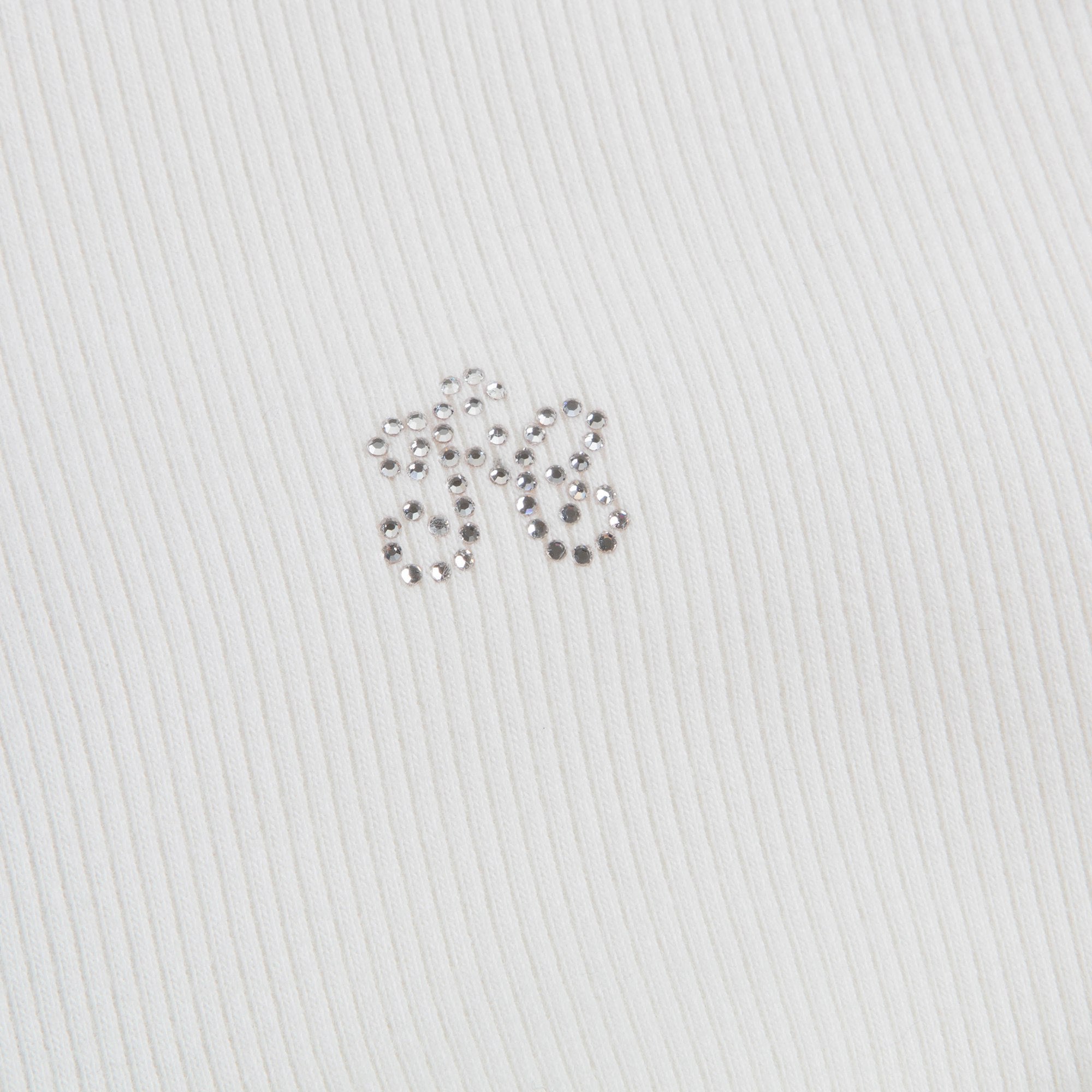 Girls White Cotton Pullover
