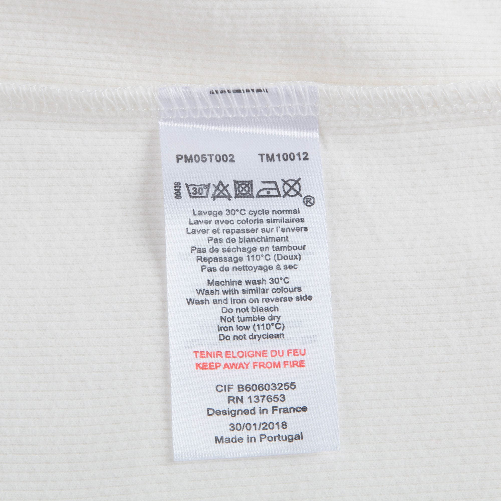 Girls White Cotton Pullover