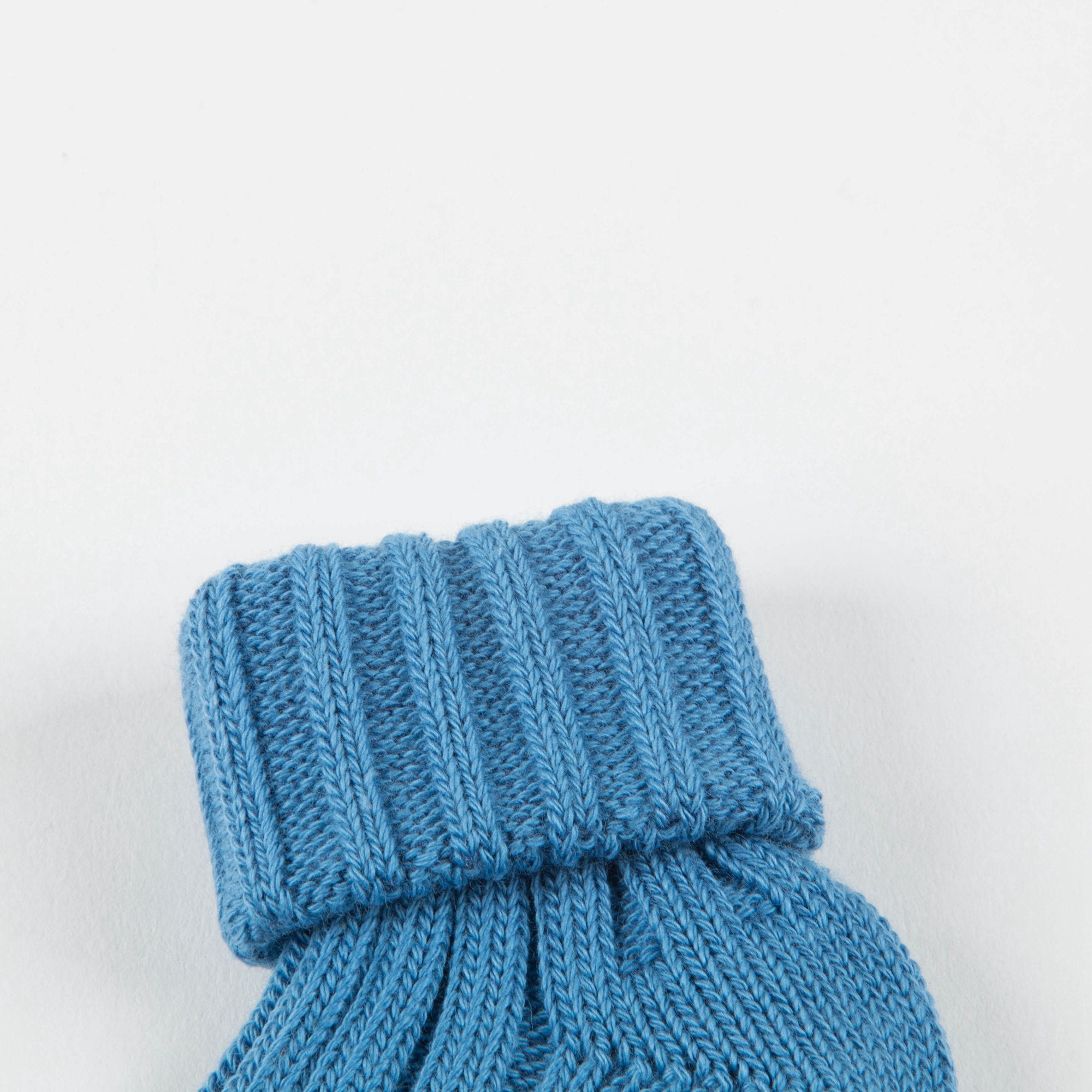 Baby Rich Blue Cotton Knitwear Socks
