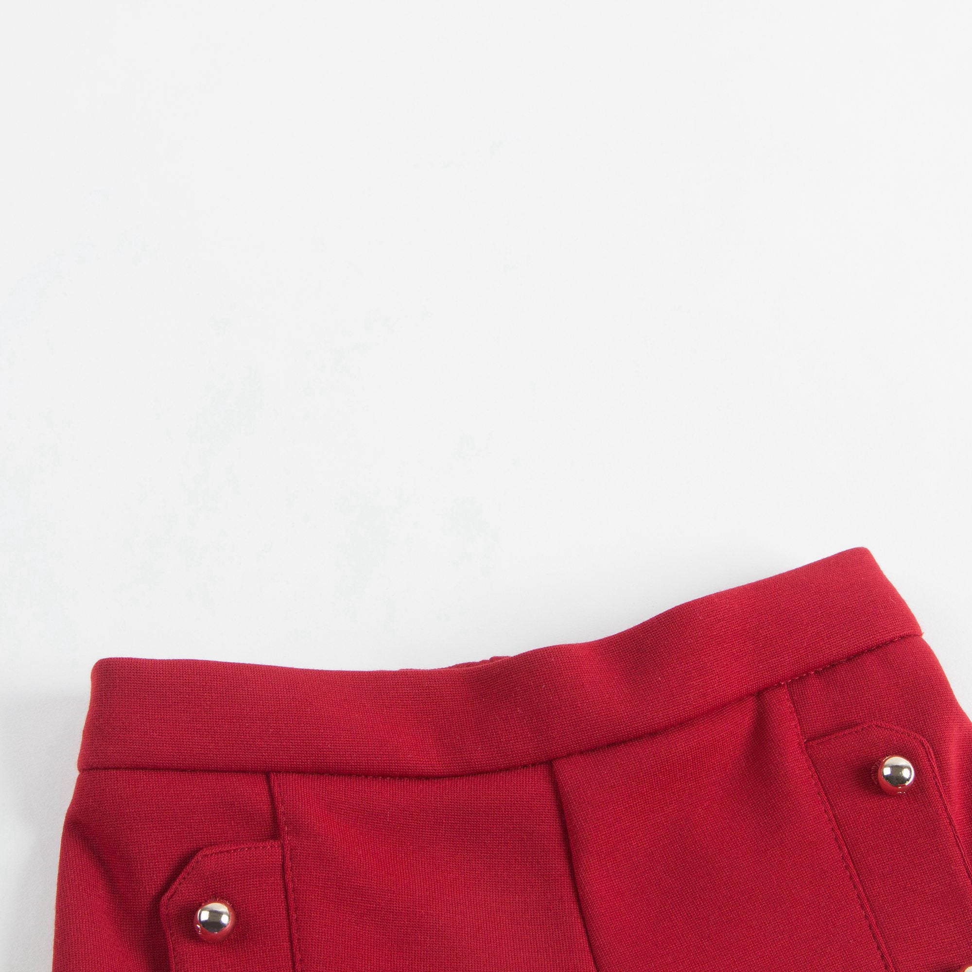 Girls Red Milano Jersey Shorts