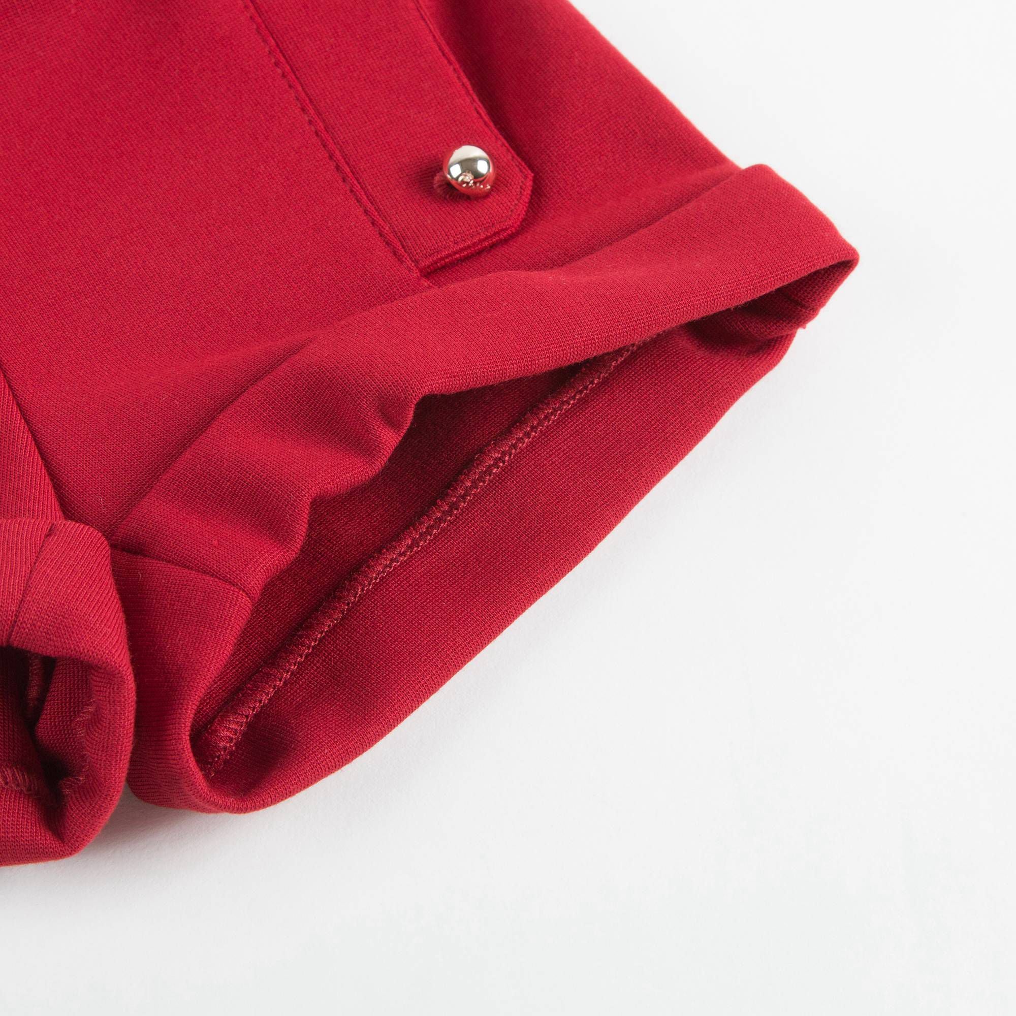 Girls Red Milano Jersey Shorts