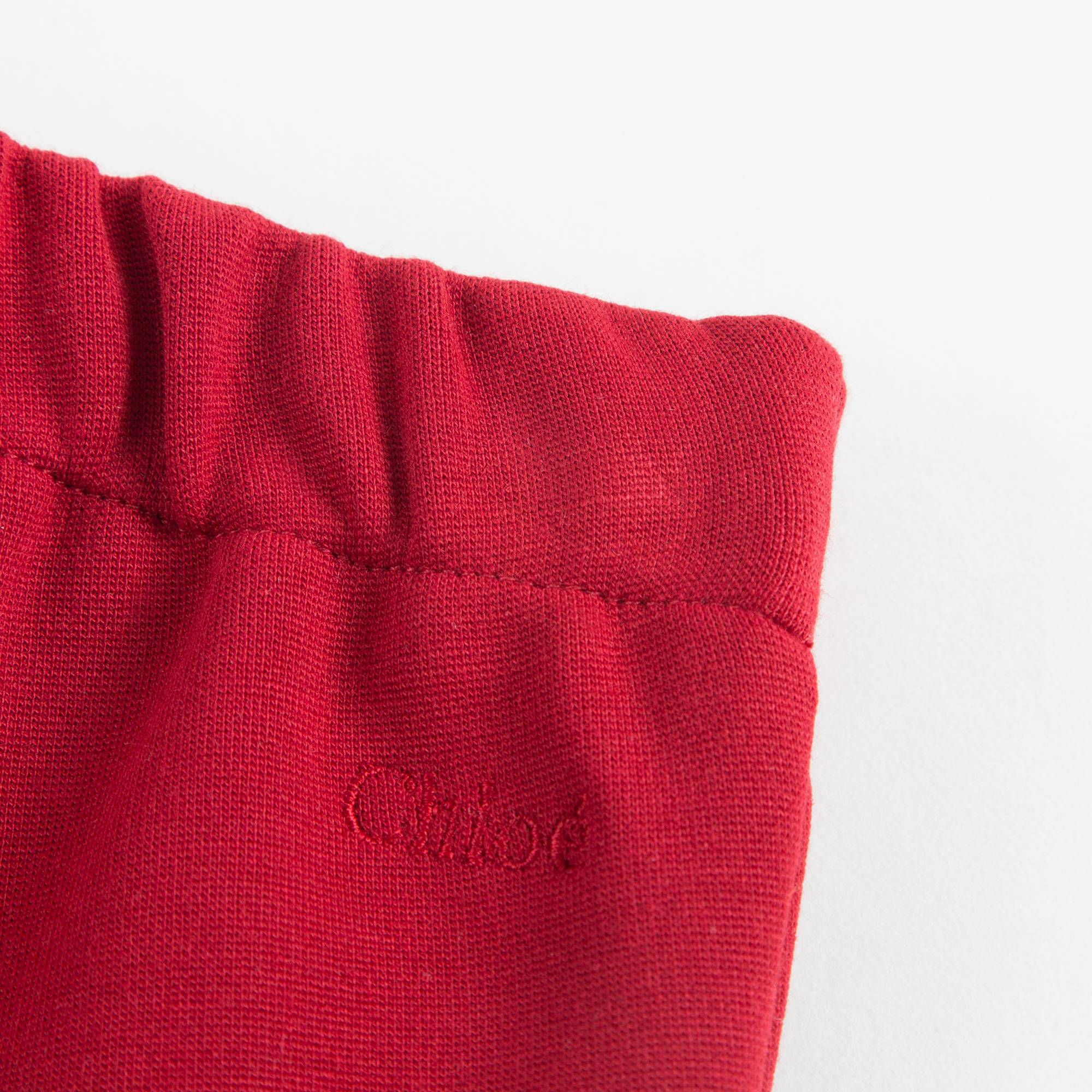 Girls Red Milano Jersey Shorts