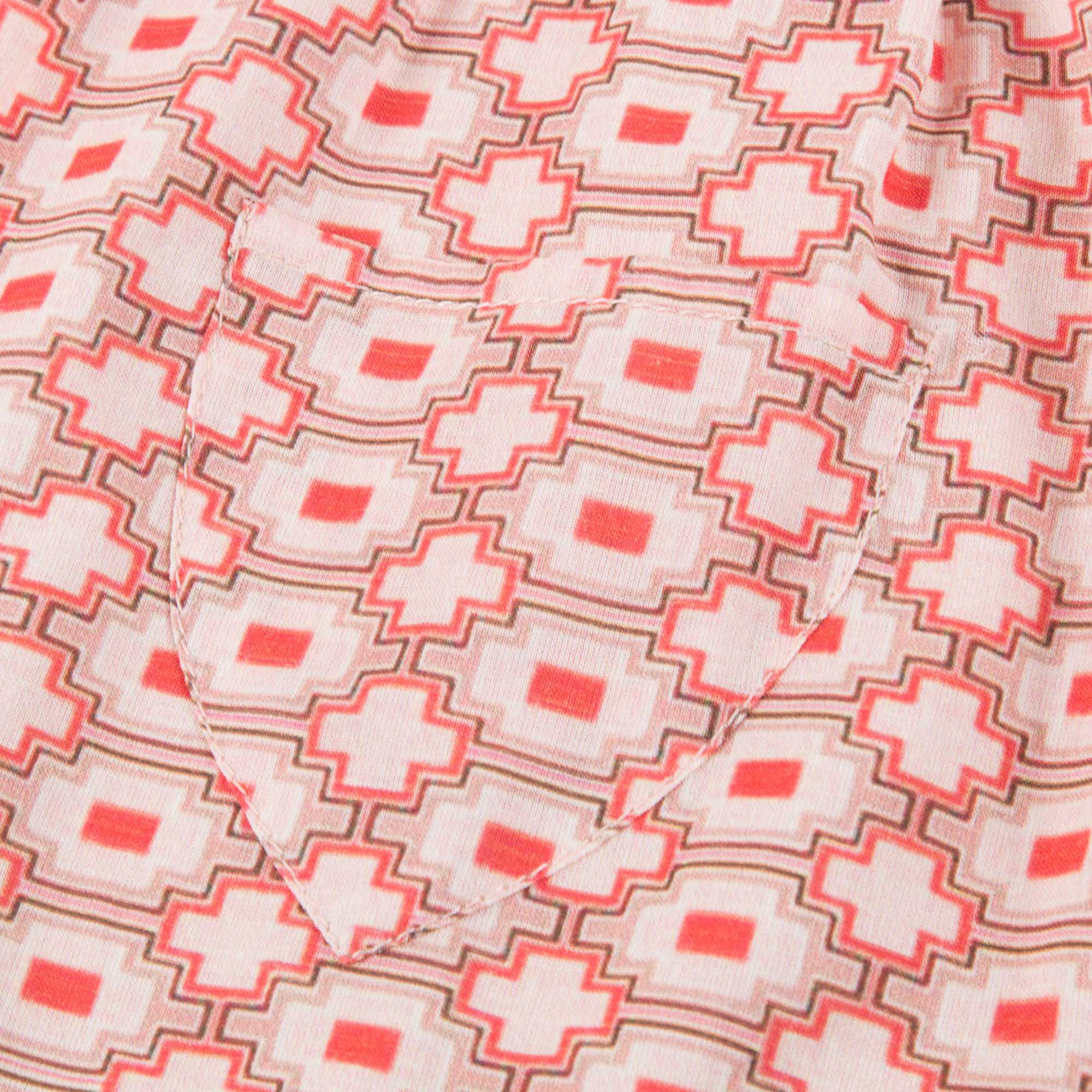 Baby Girls Kaleido Red Woven Dress