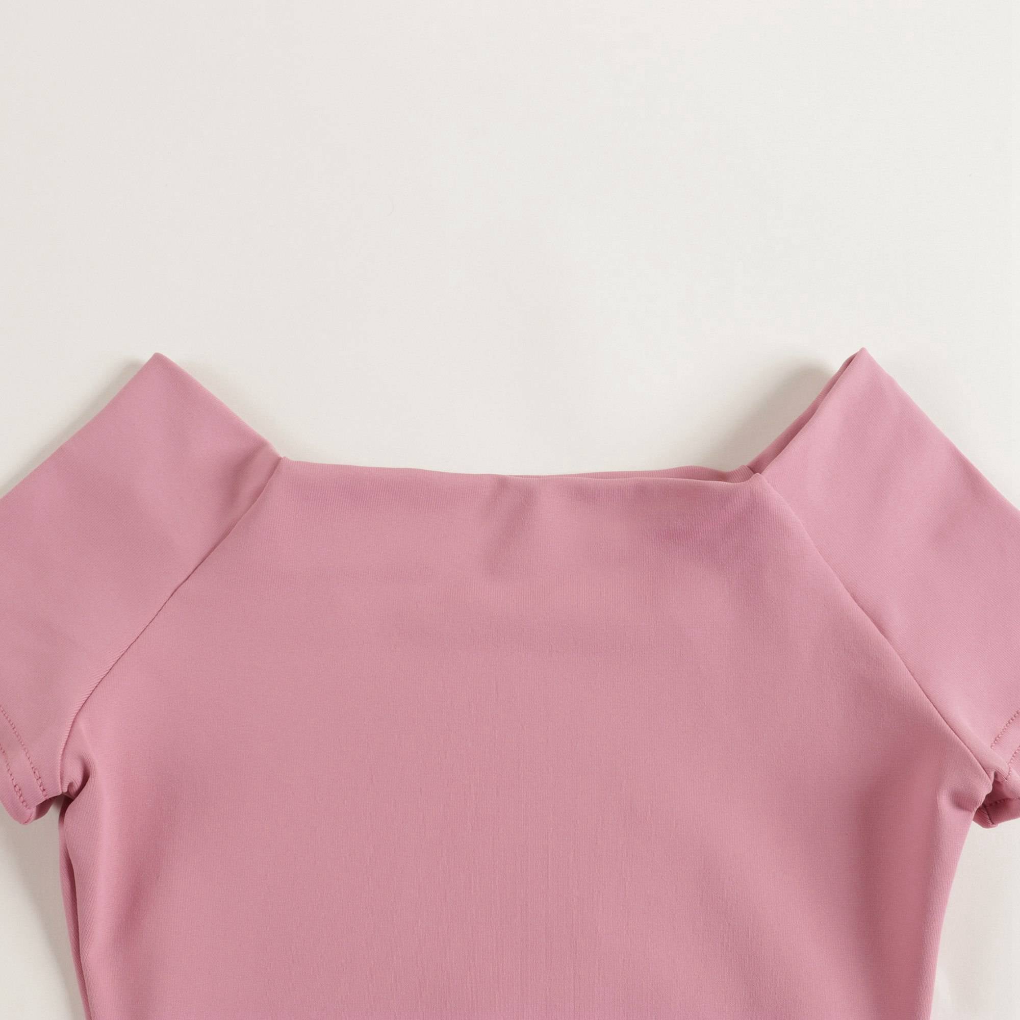 Girls Rose Pink Ballet Justaucorps