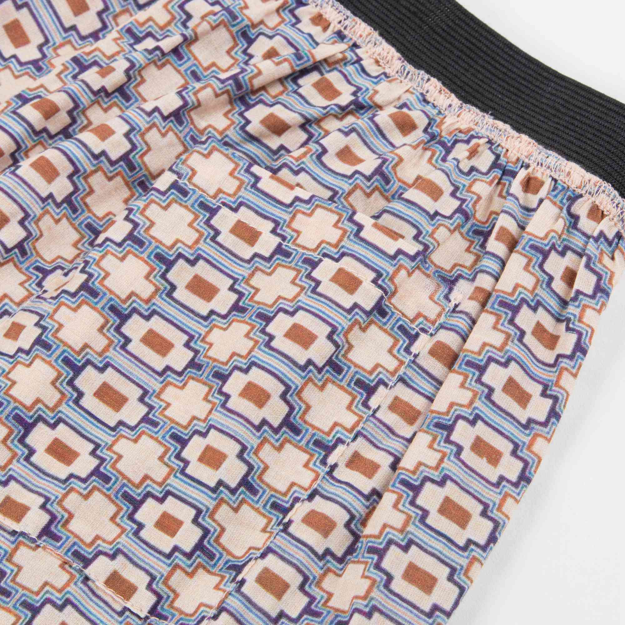 Girls & Boys Kaleido Blue Woven Shorts