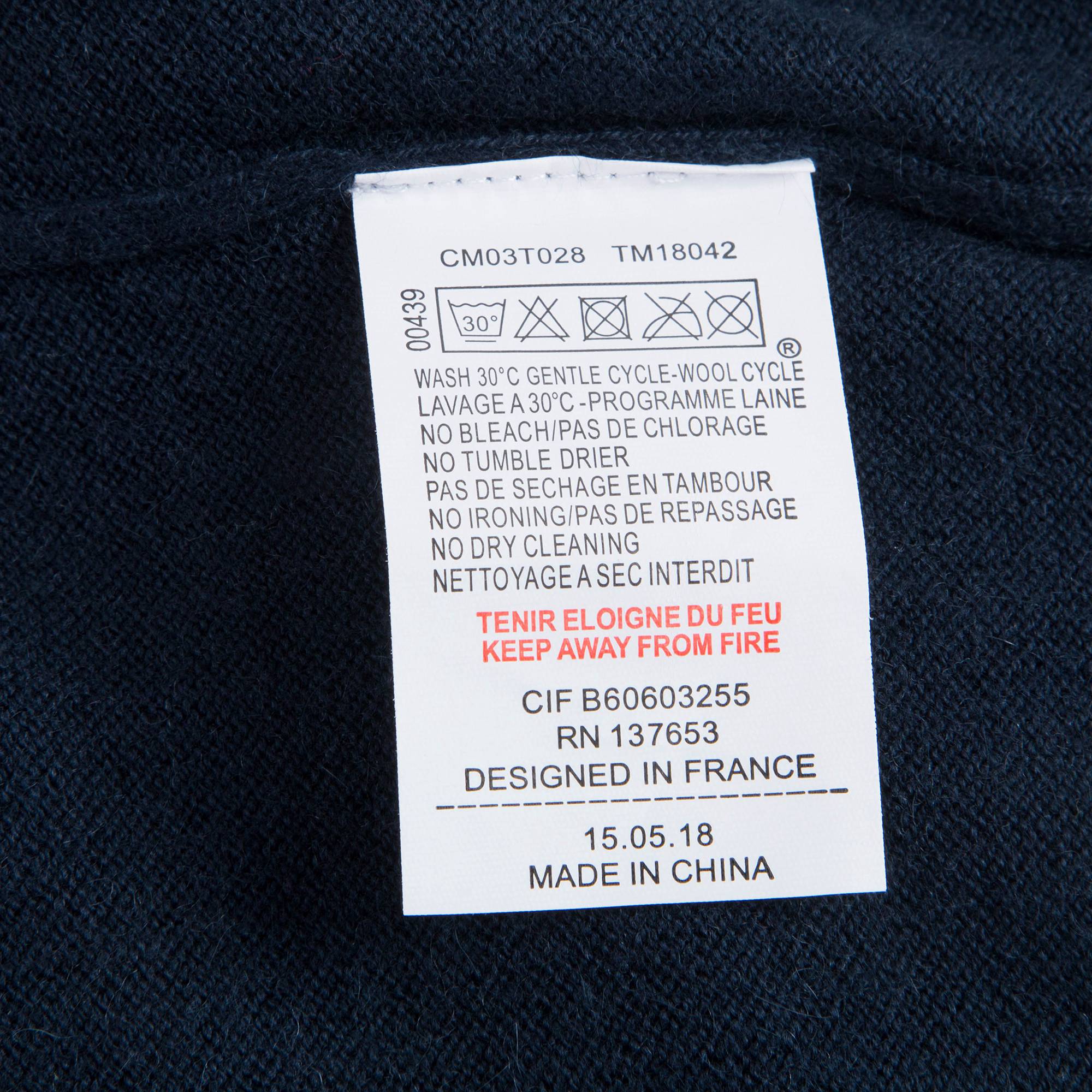 Girls Marine Cotton Sweatshirt
