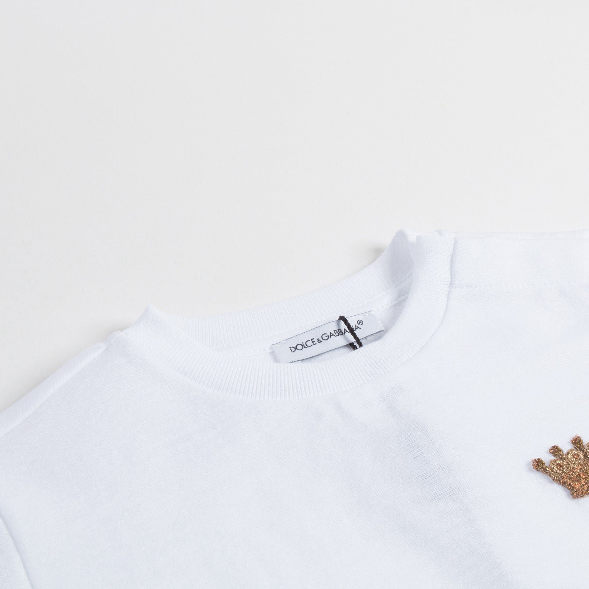 Baby  White Cotton T-shirt