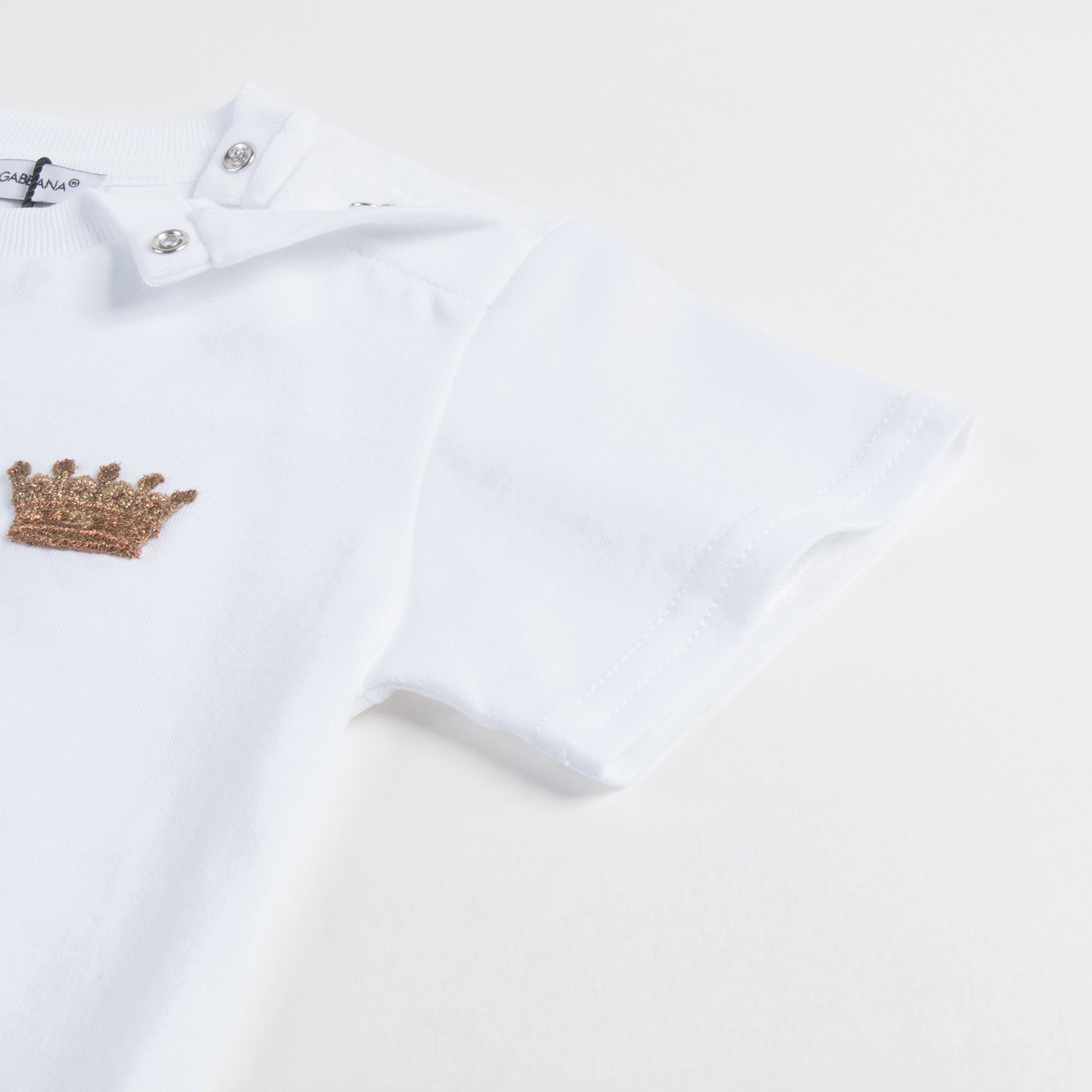 Baby  White Cotton T-shirt