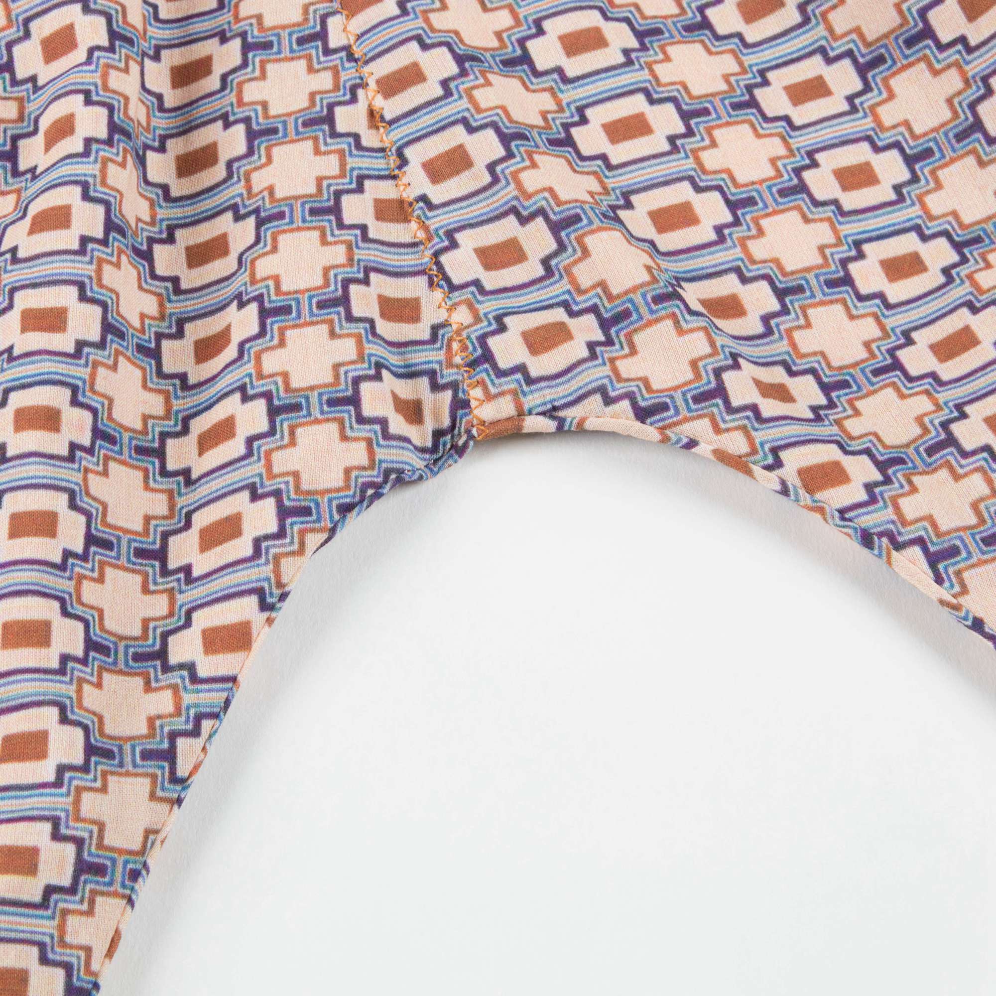 Baby Kaleido Blue Woven Trousers