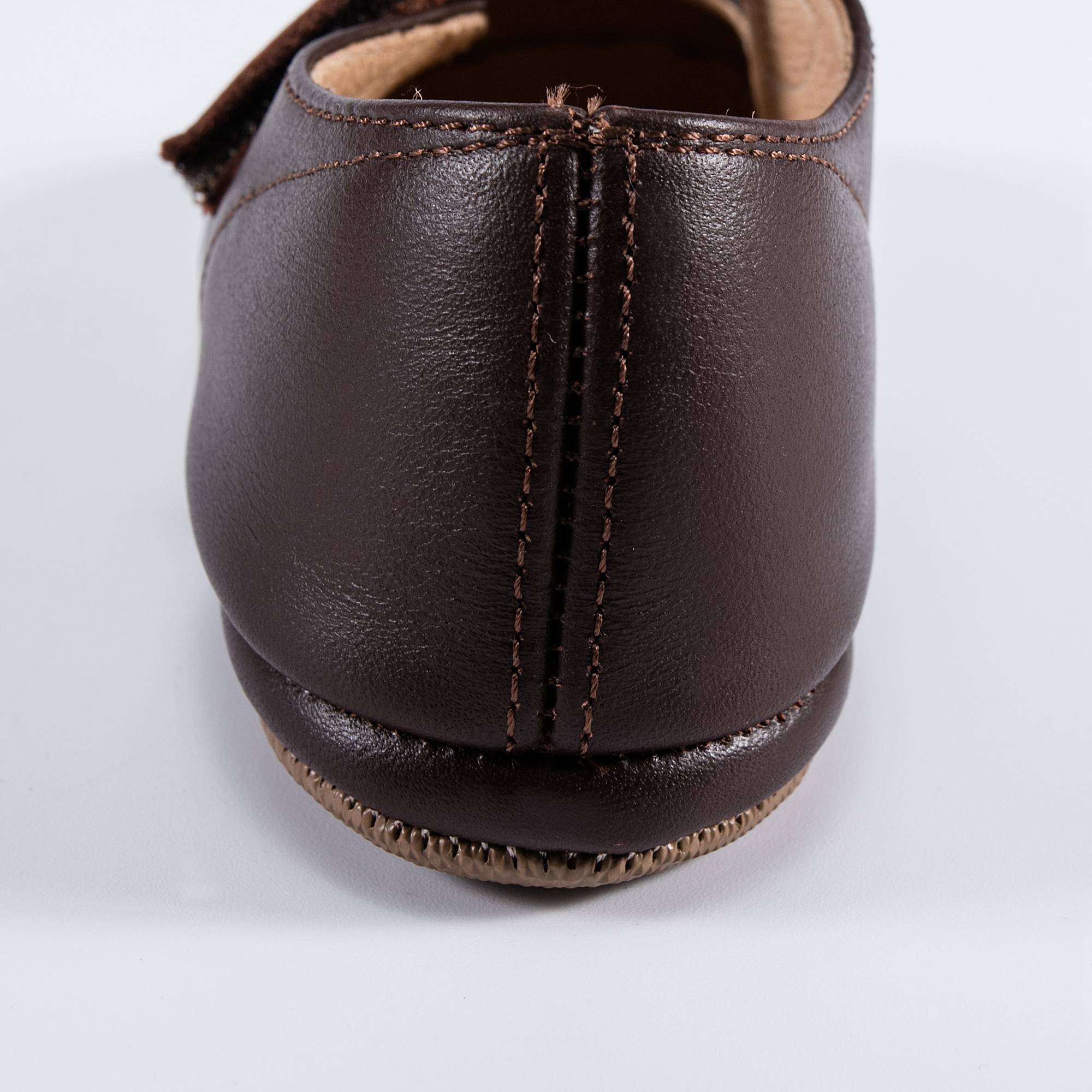Girls Brown Softy T.Moro Flats