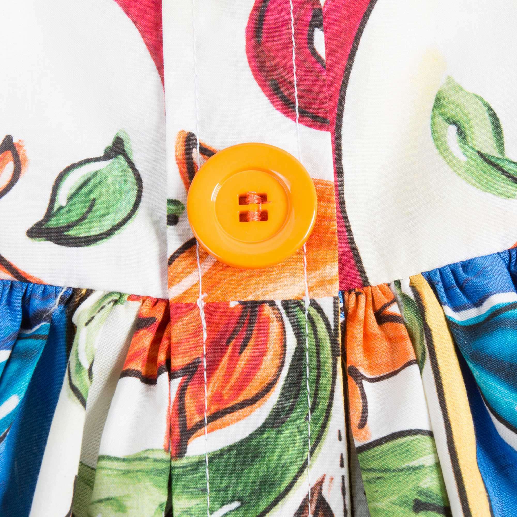 Girls Blue & Green "Maiolica" Dress
