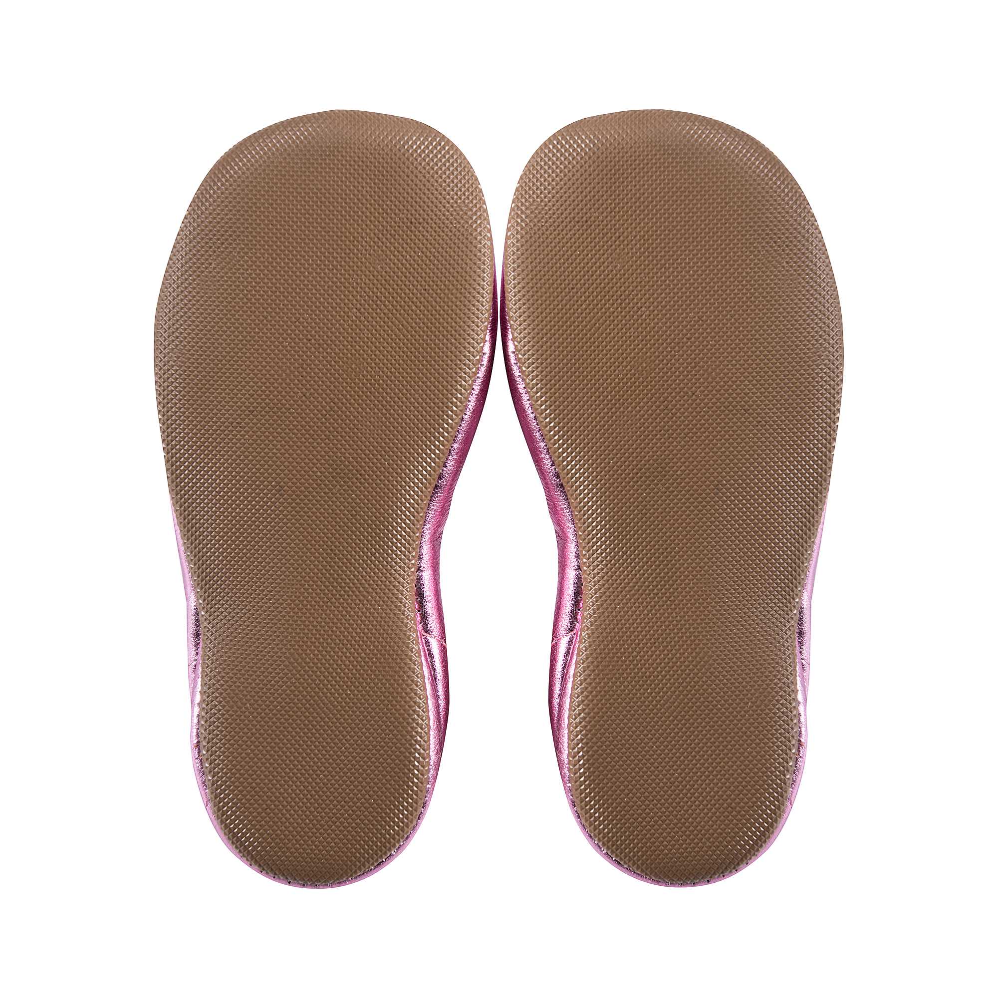 Girls Pink Star Flats