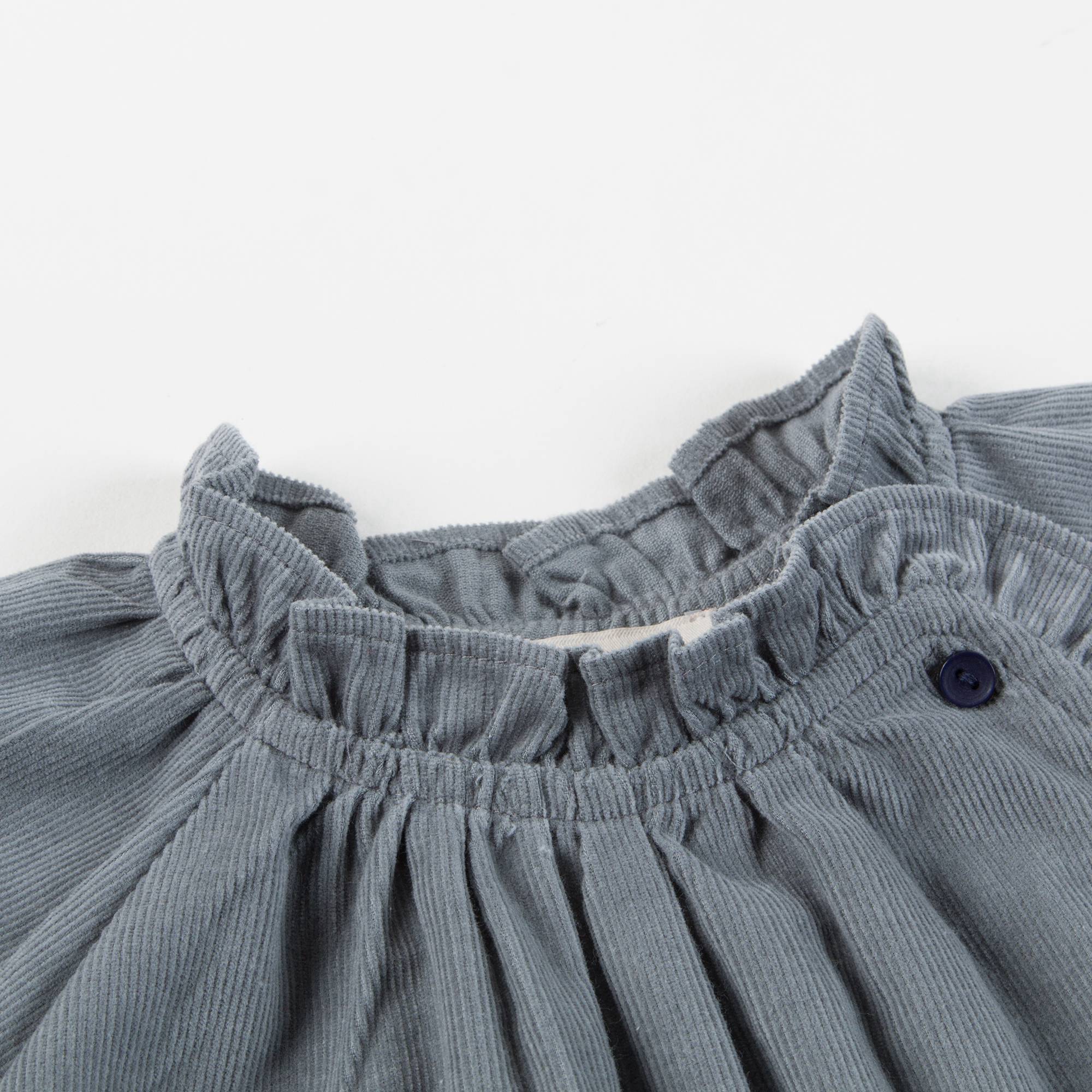 Baby Girls Grey Cotton Dress