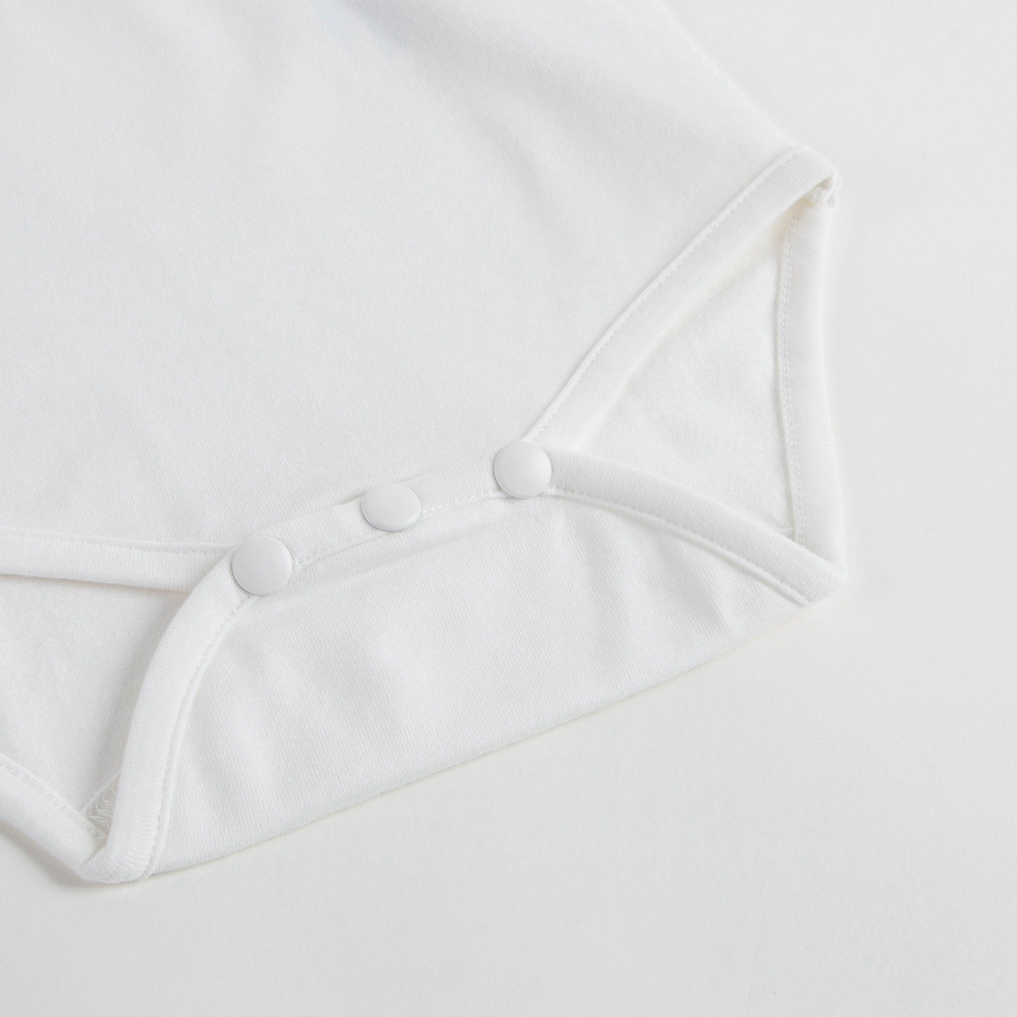 Baby Girls Nacre Cotton Babysuit