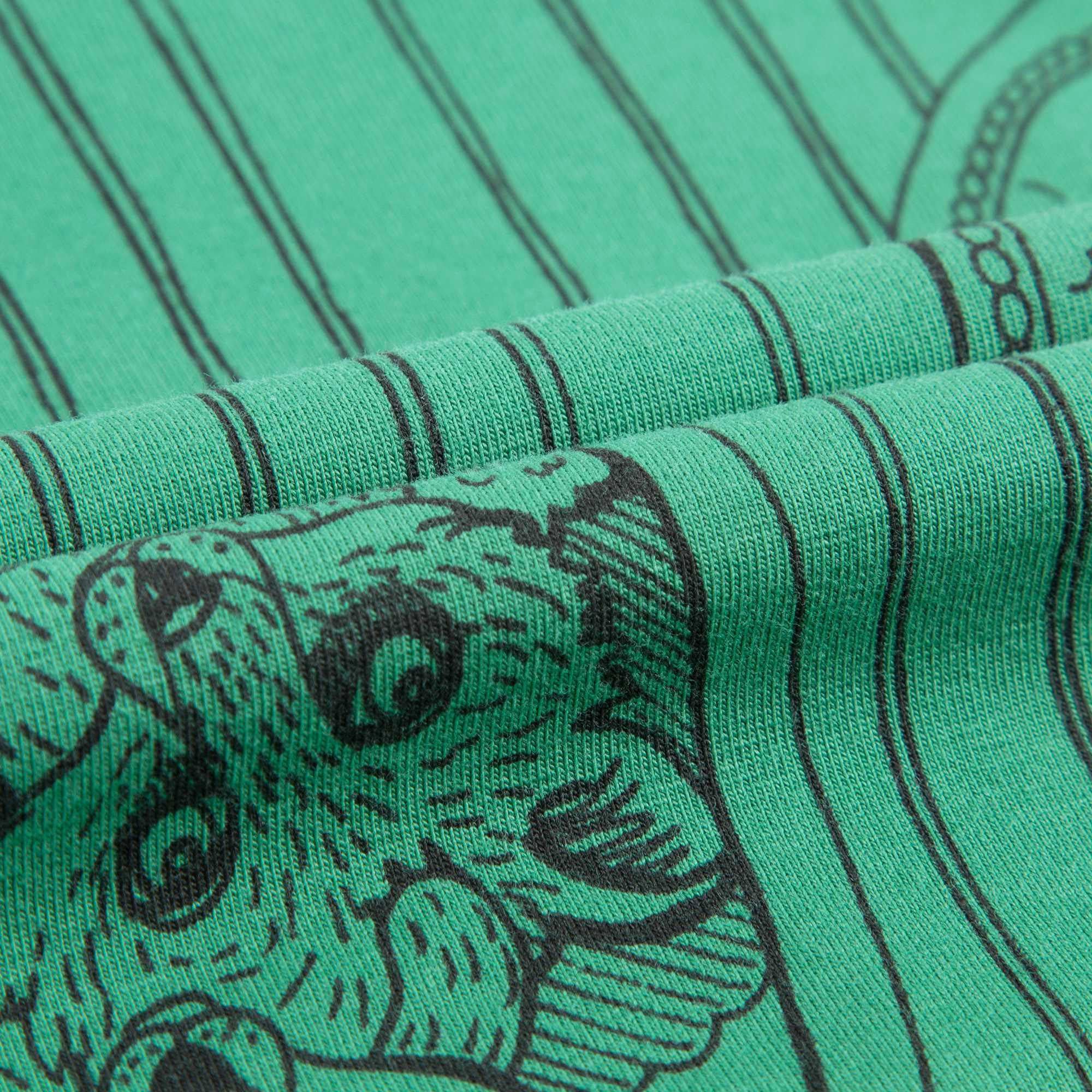Girls Green Fox Family Dress