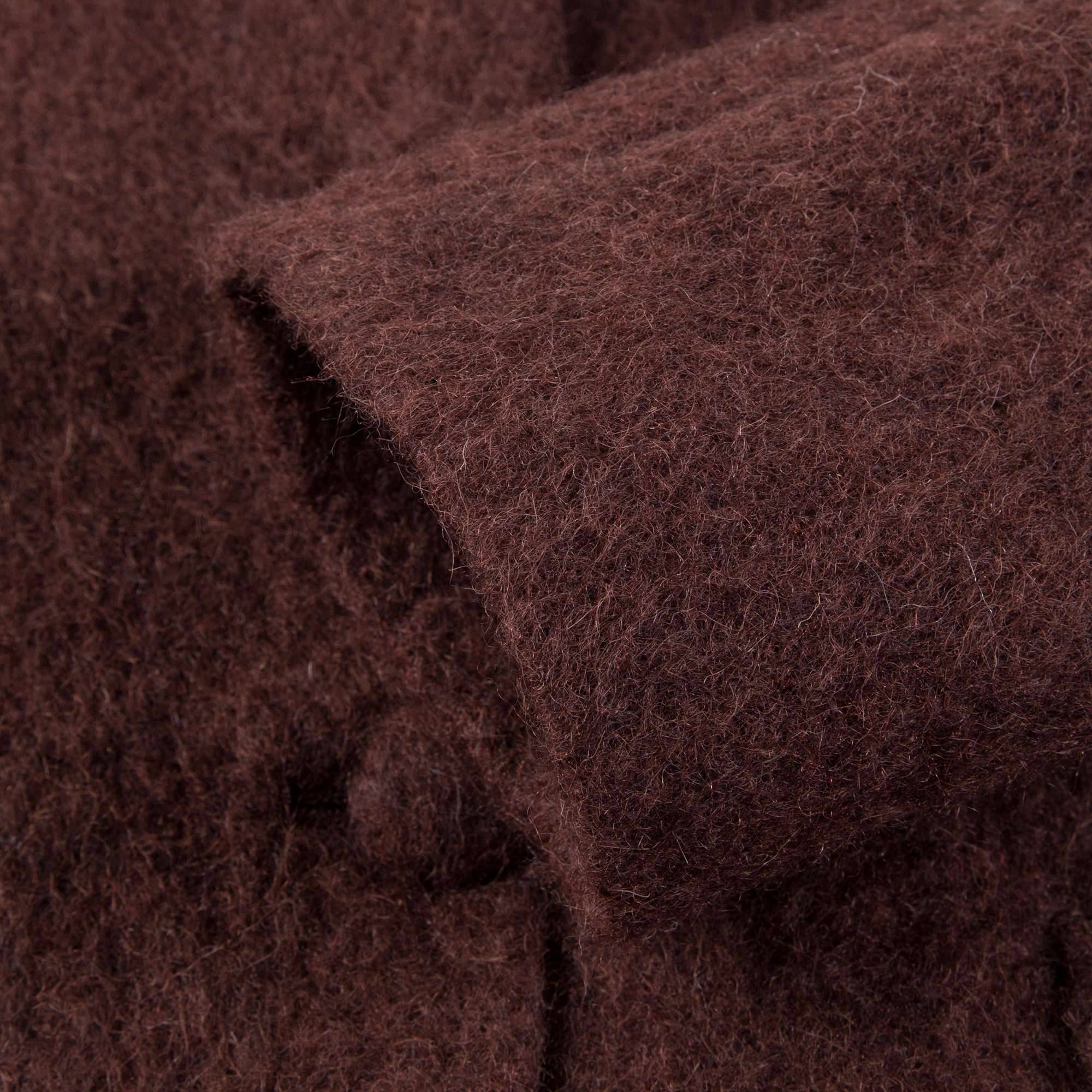 Girls Brown Wool Coat