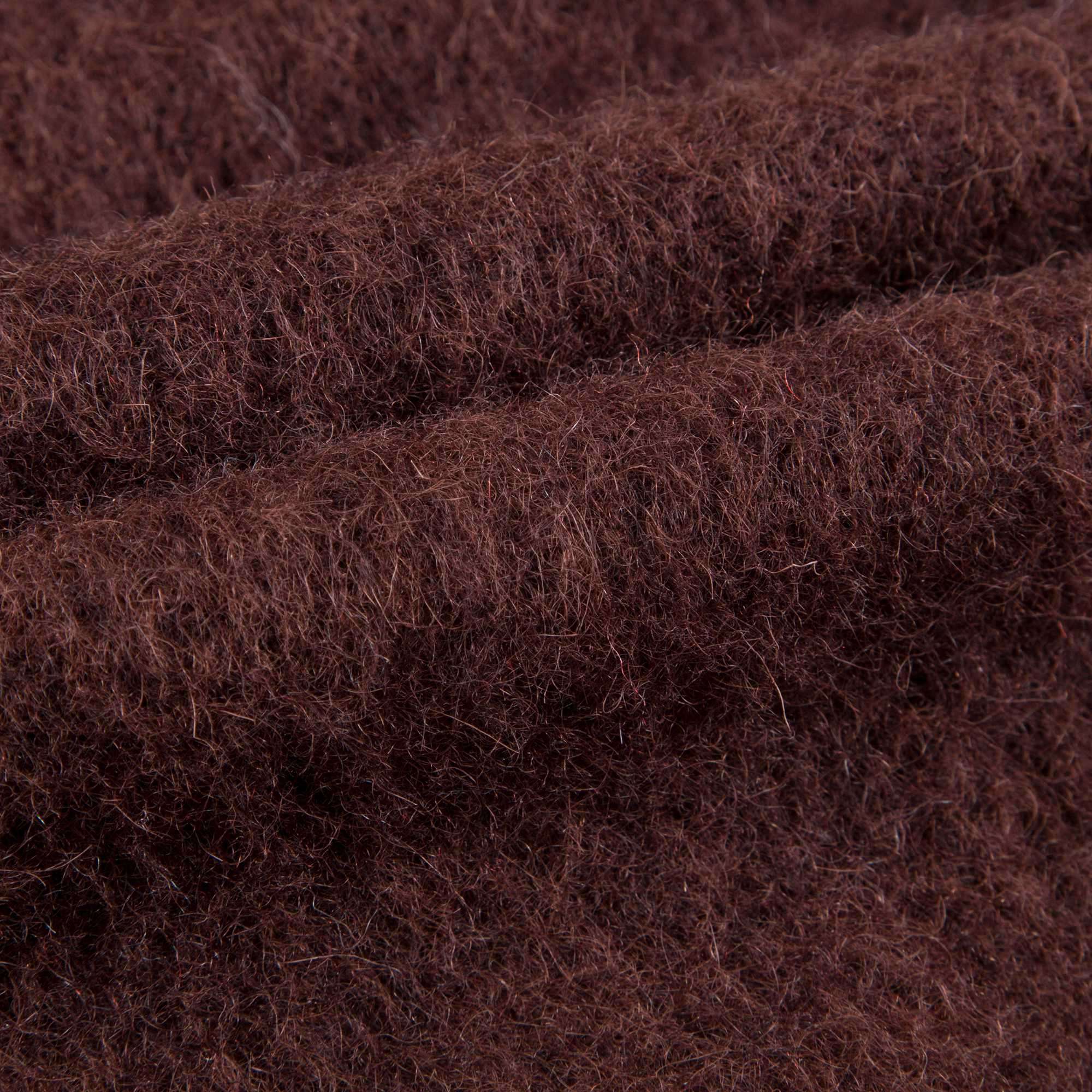 Girls Brown Wool Coat