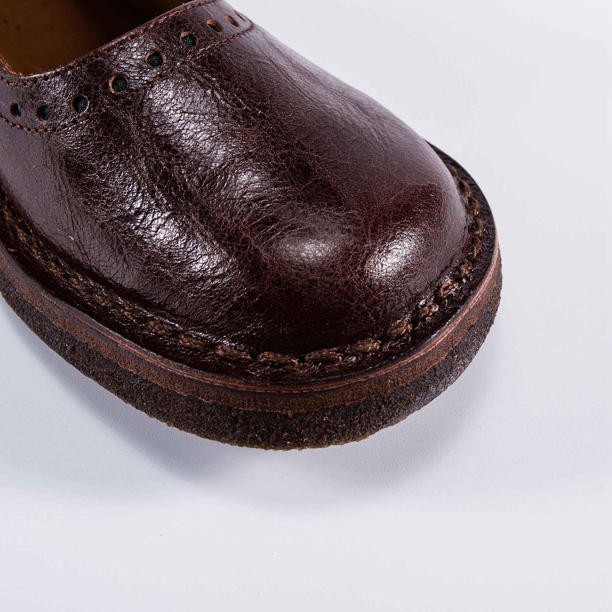 Girls Brown Leather Shoes